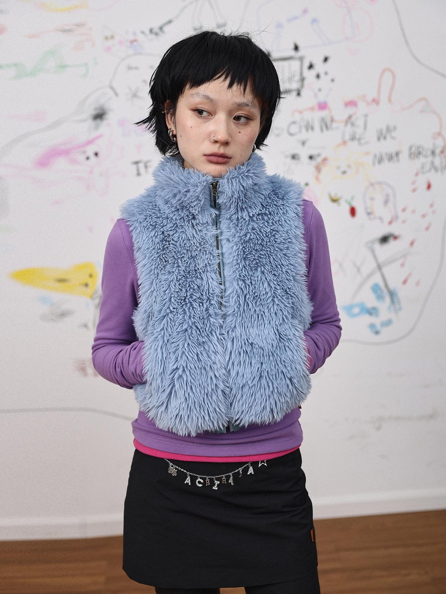 Achihara Furry Monster Four Season Vest