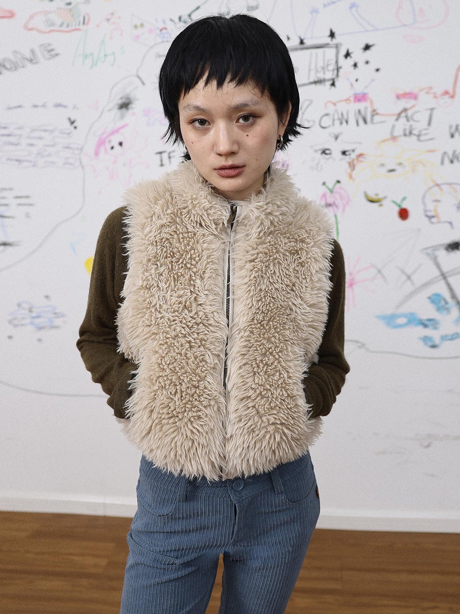 Achihara Furry Monster Four Season Vest