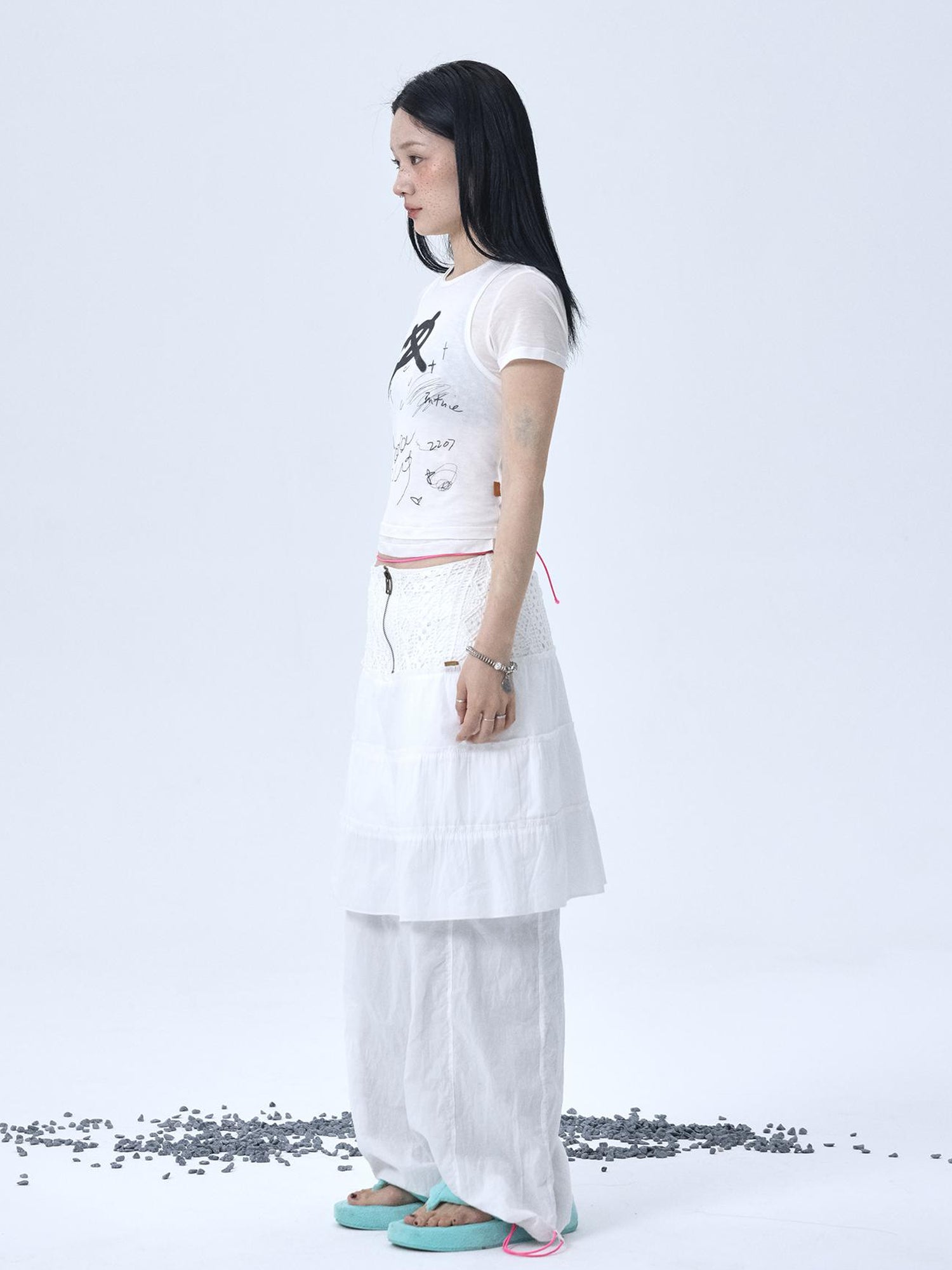 Achihara Glass Jellyfish Summer Graphic Tee