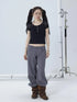 Gorpcore Y2K Zip Up Cropped Hoodie