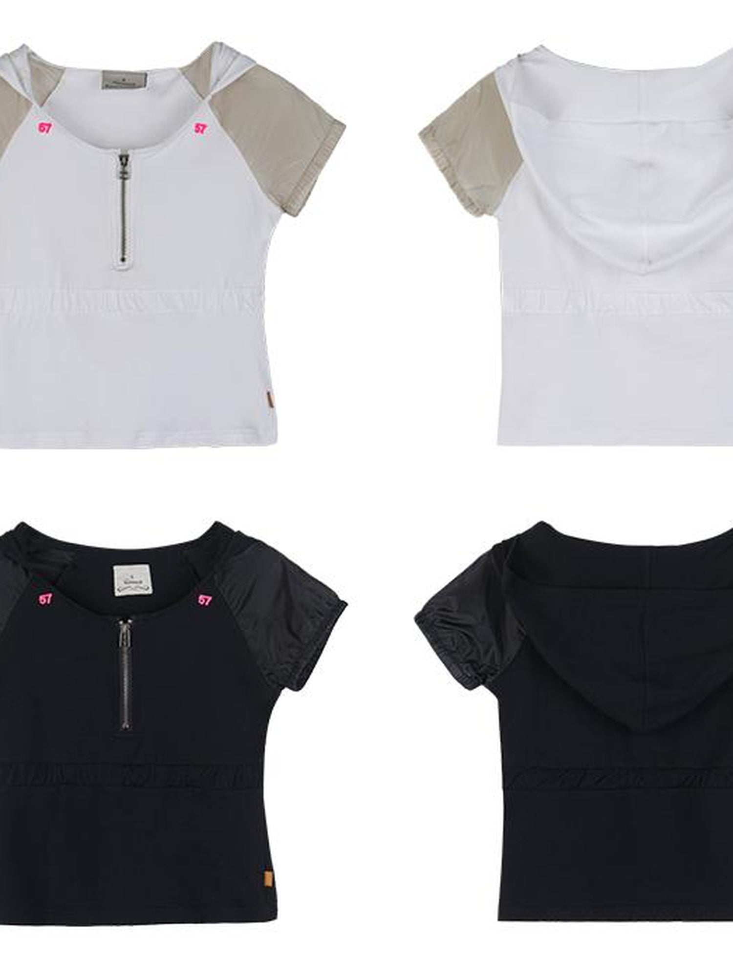Achihara Gorpcore Y2K Zip Up Cropped Hoodie