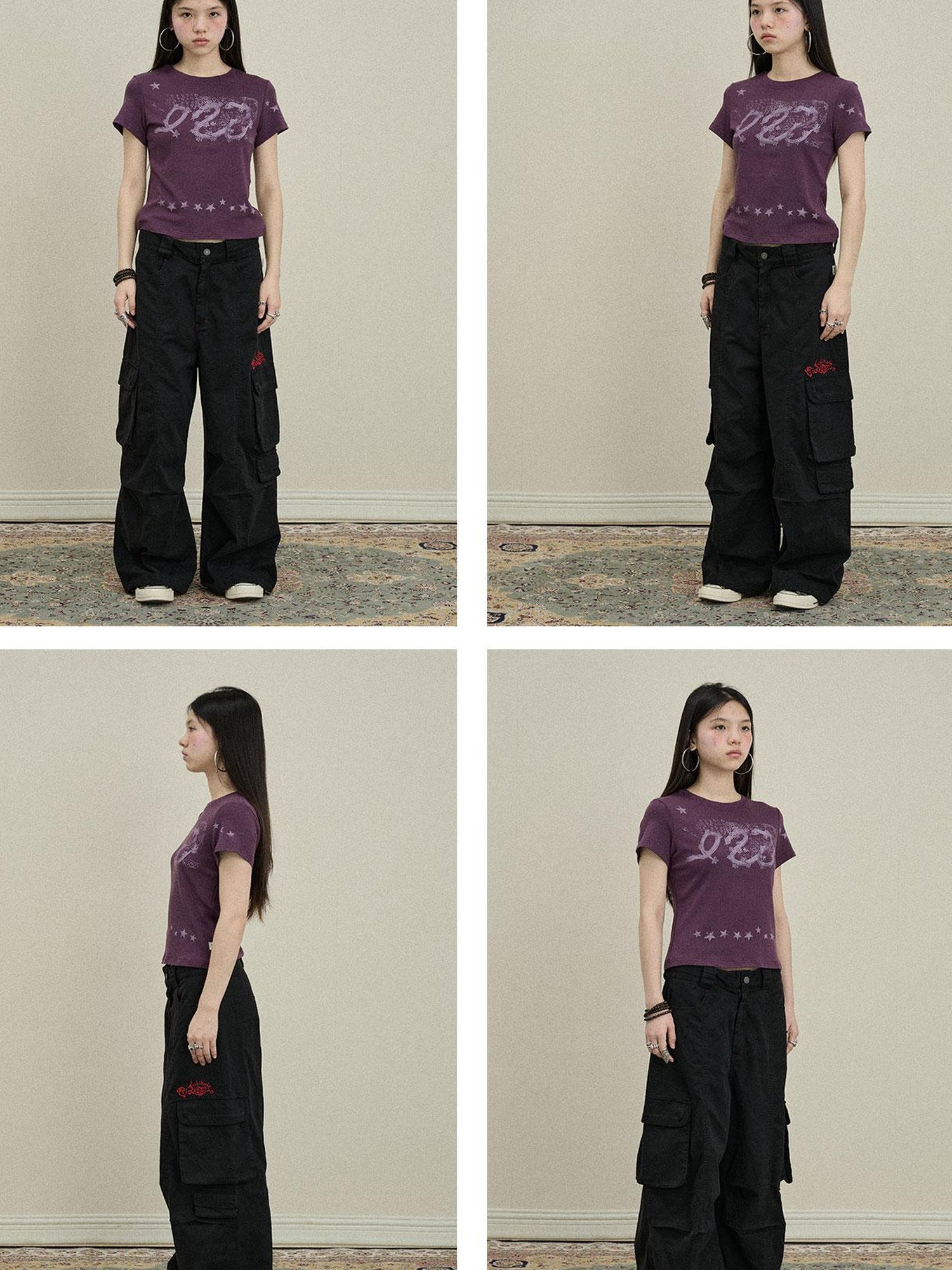 Update Achihara Gray Print Short Sleeve T-Shirt Unisex