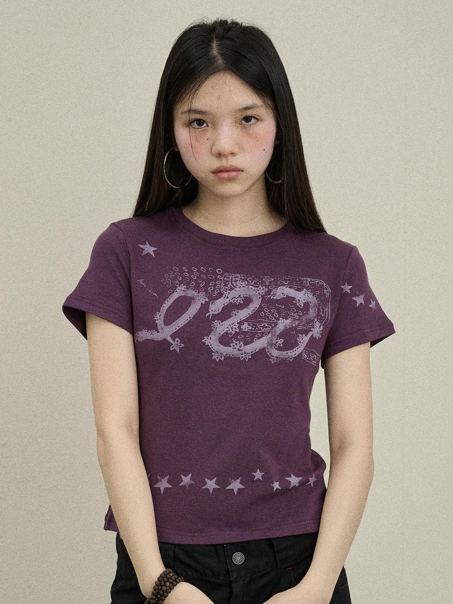 Update Achihara Gray Print Short Sleeve T-Shirt Unisex
