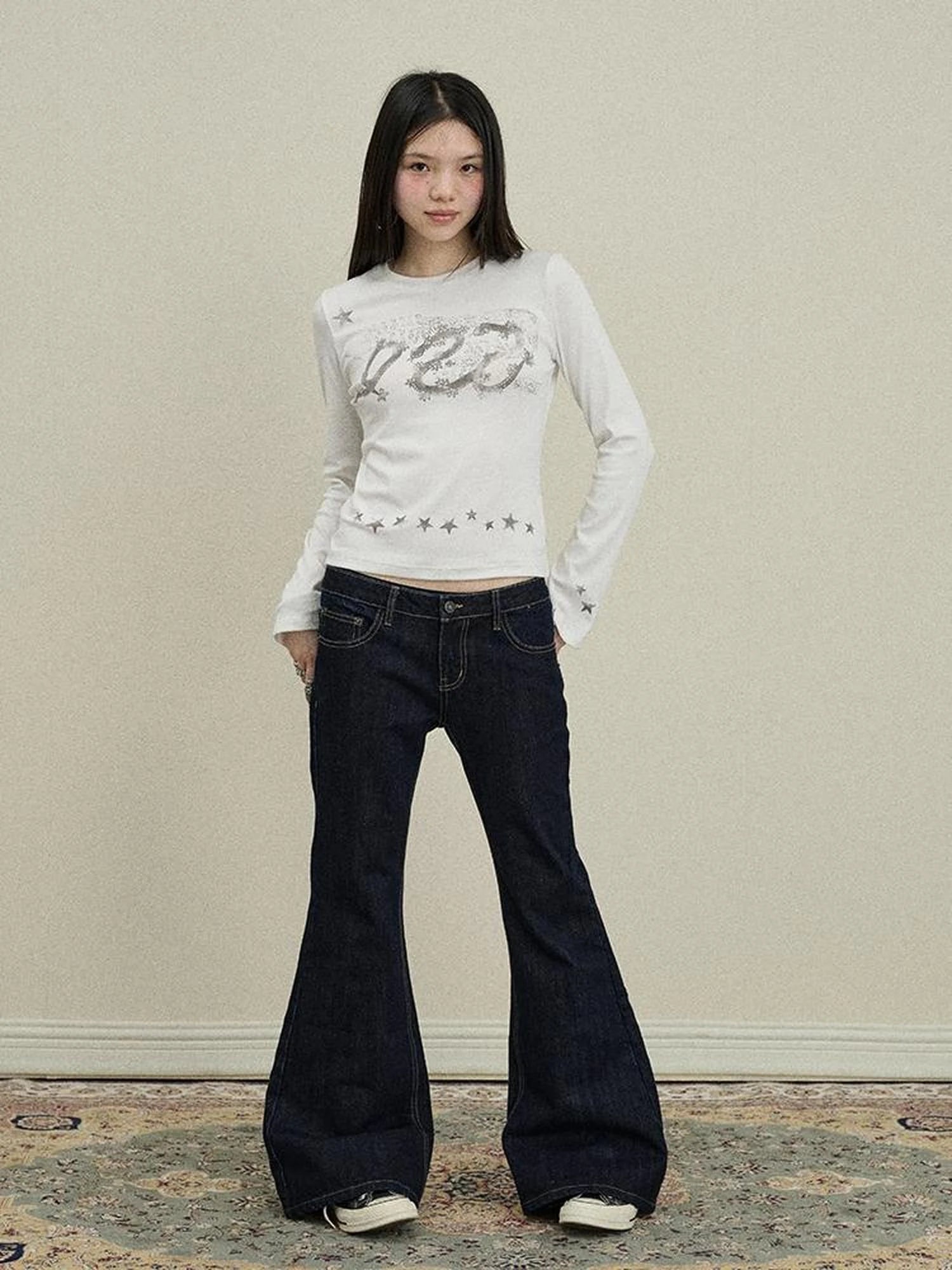 Gray Print Short Sleeve T-Shirt Unisex