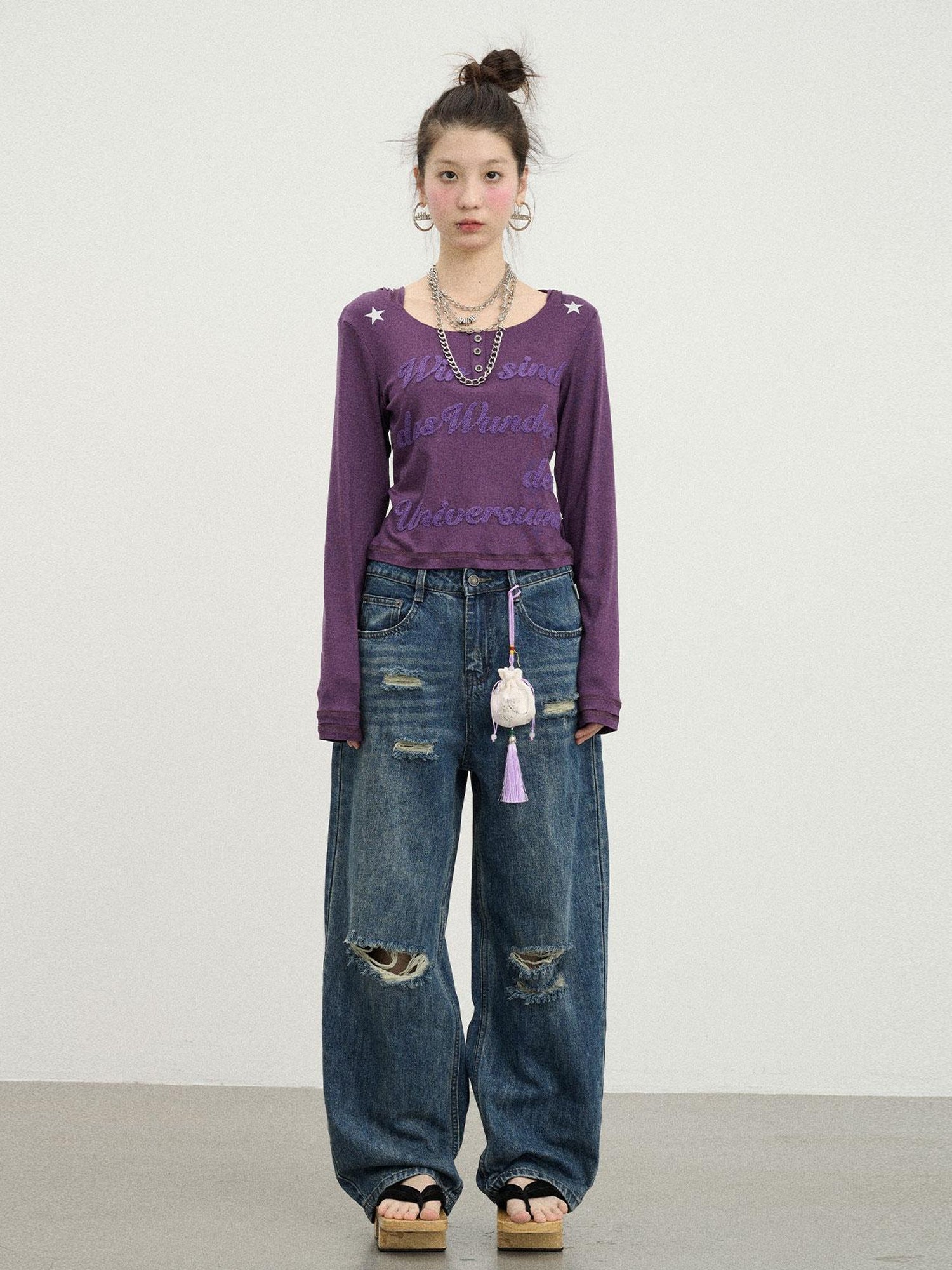 Achihara Hawaii Hooded Crop Tee