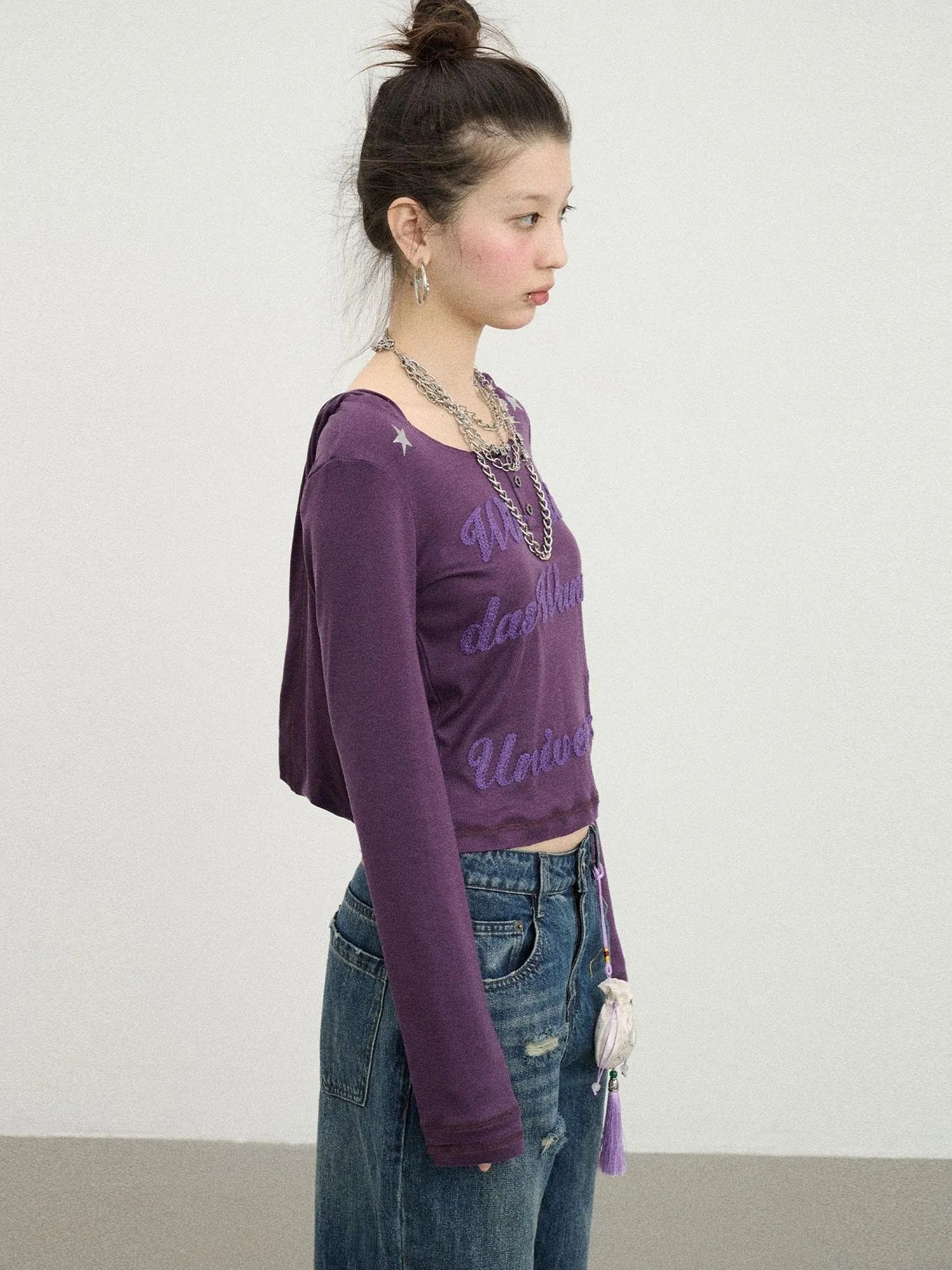 Hawaii Hooded Crop Tee