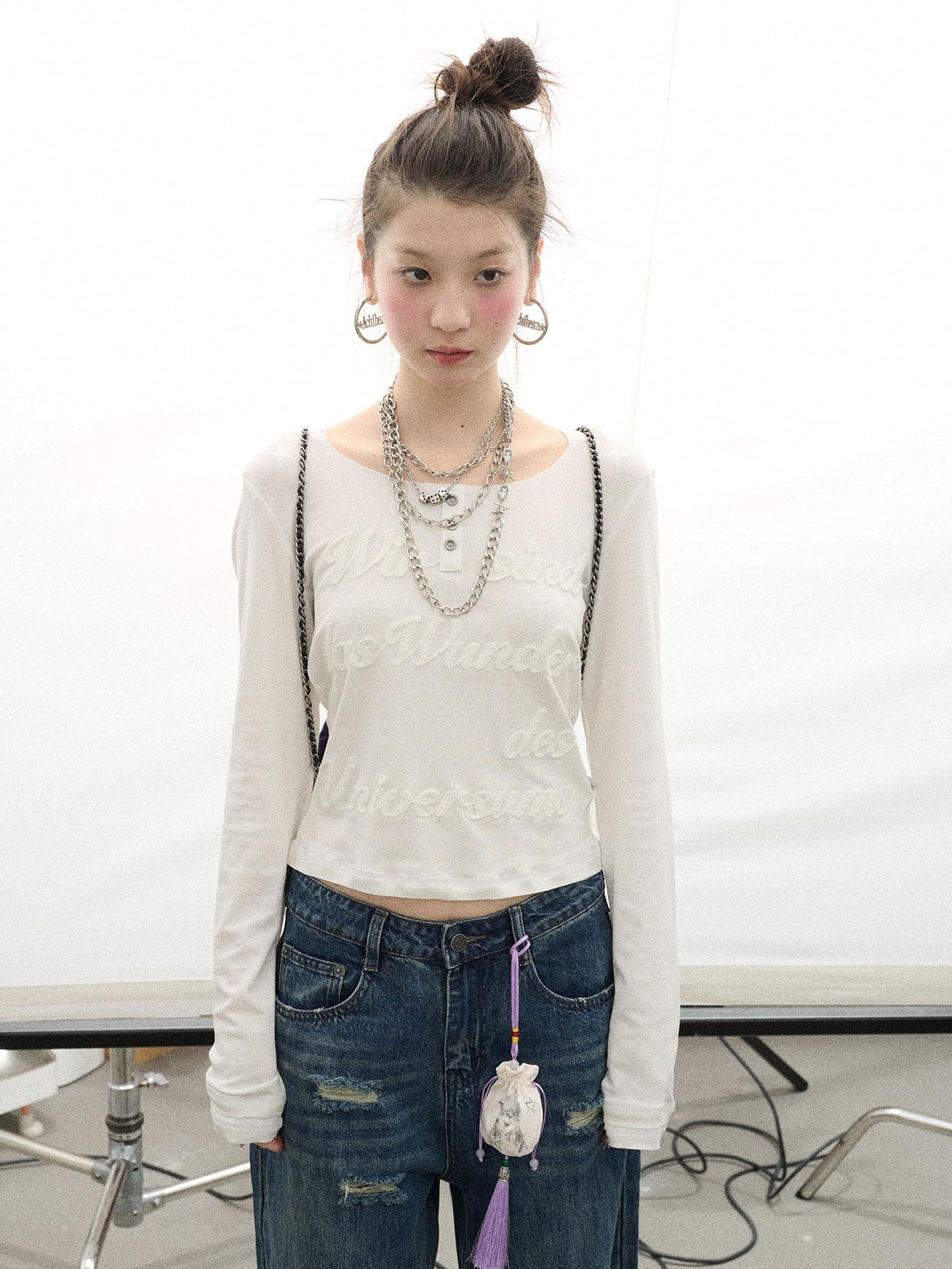 Achihara Hawaii Hooded Crop Tee