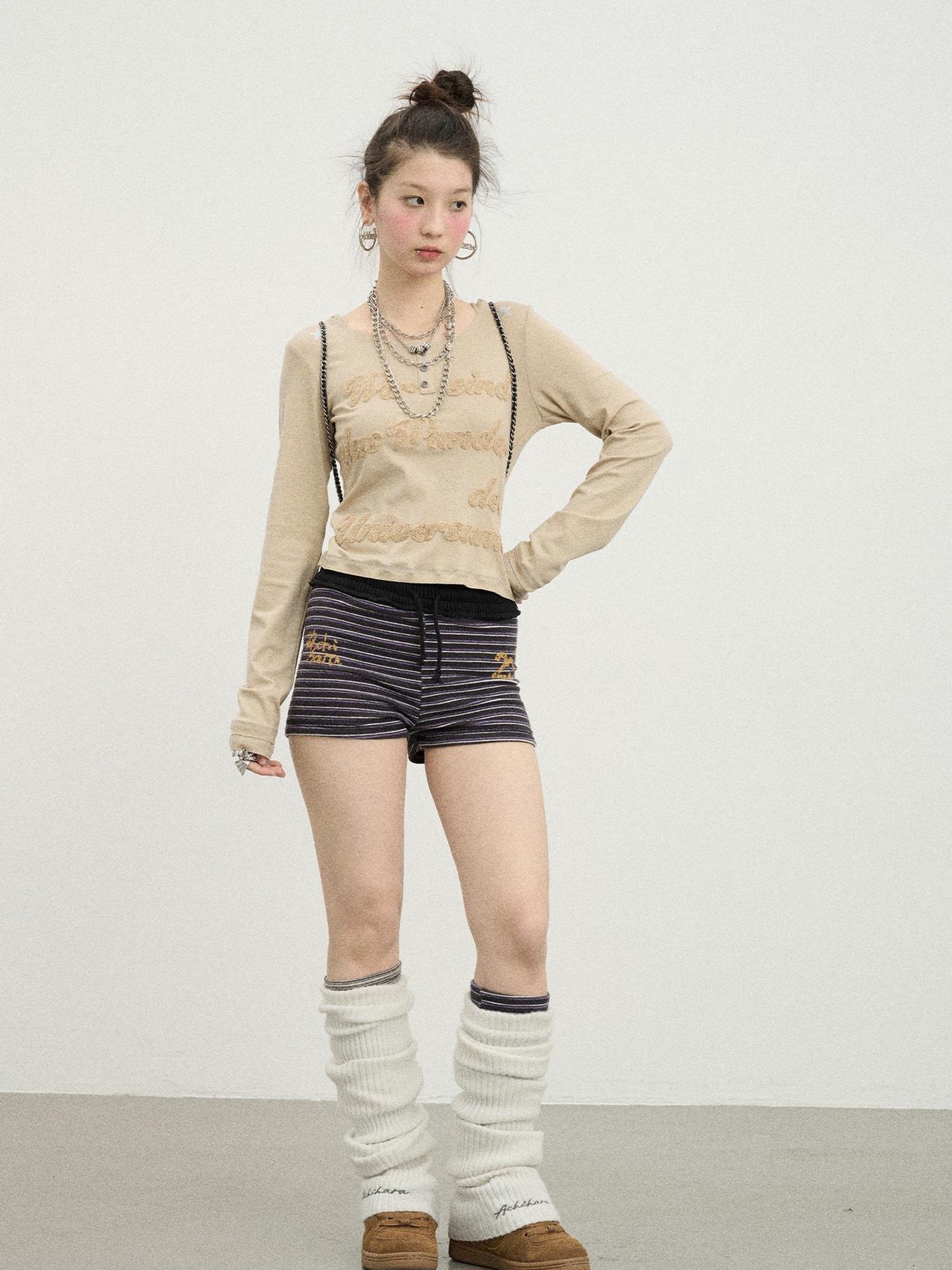 Achihara Hawaii Hooded Crop Tee