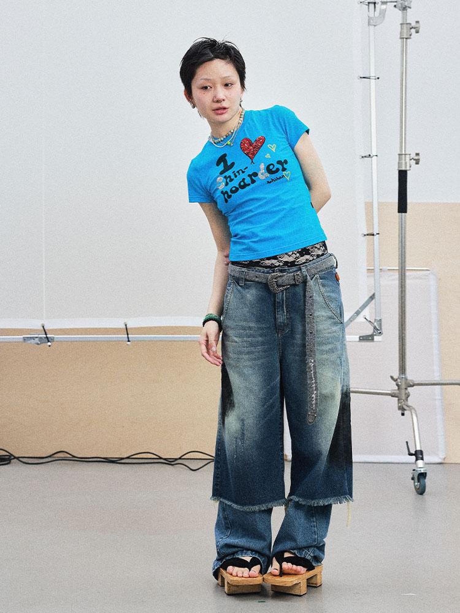 Achihara I Love Chin Hoarder Graphic Tee