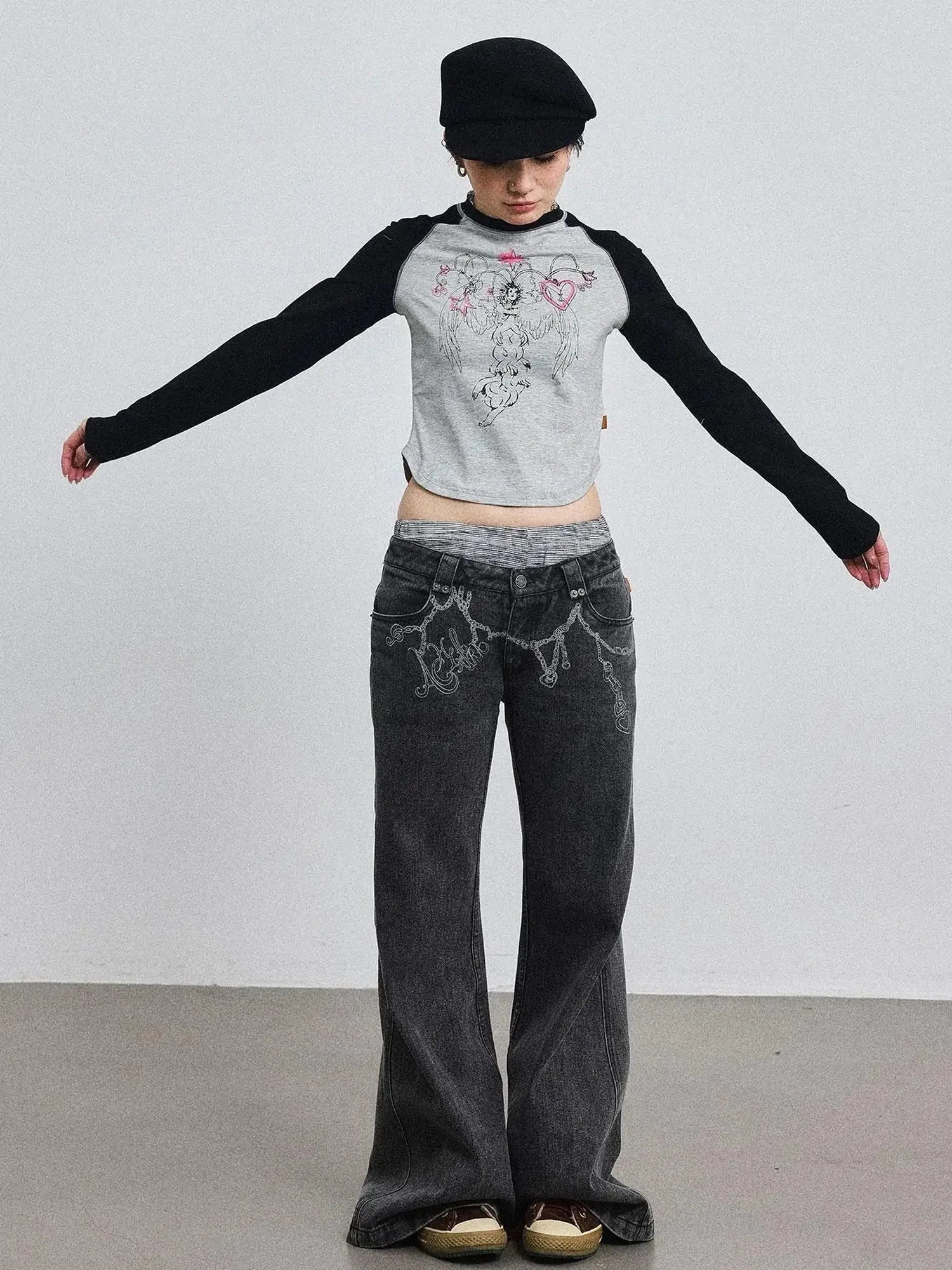 Icarus Sleeve Graphic Tee Unisex Top