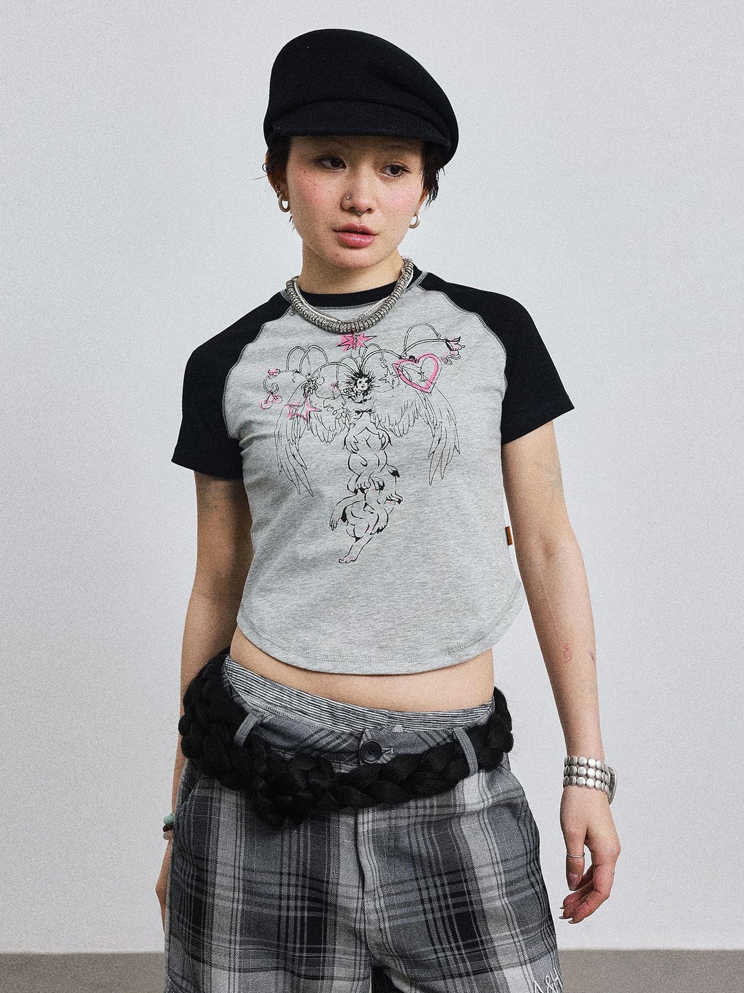 Achihara Icarus Sleeve Tee Sun Sea Colorblock