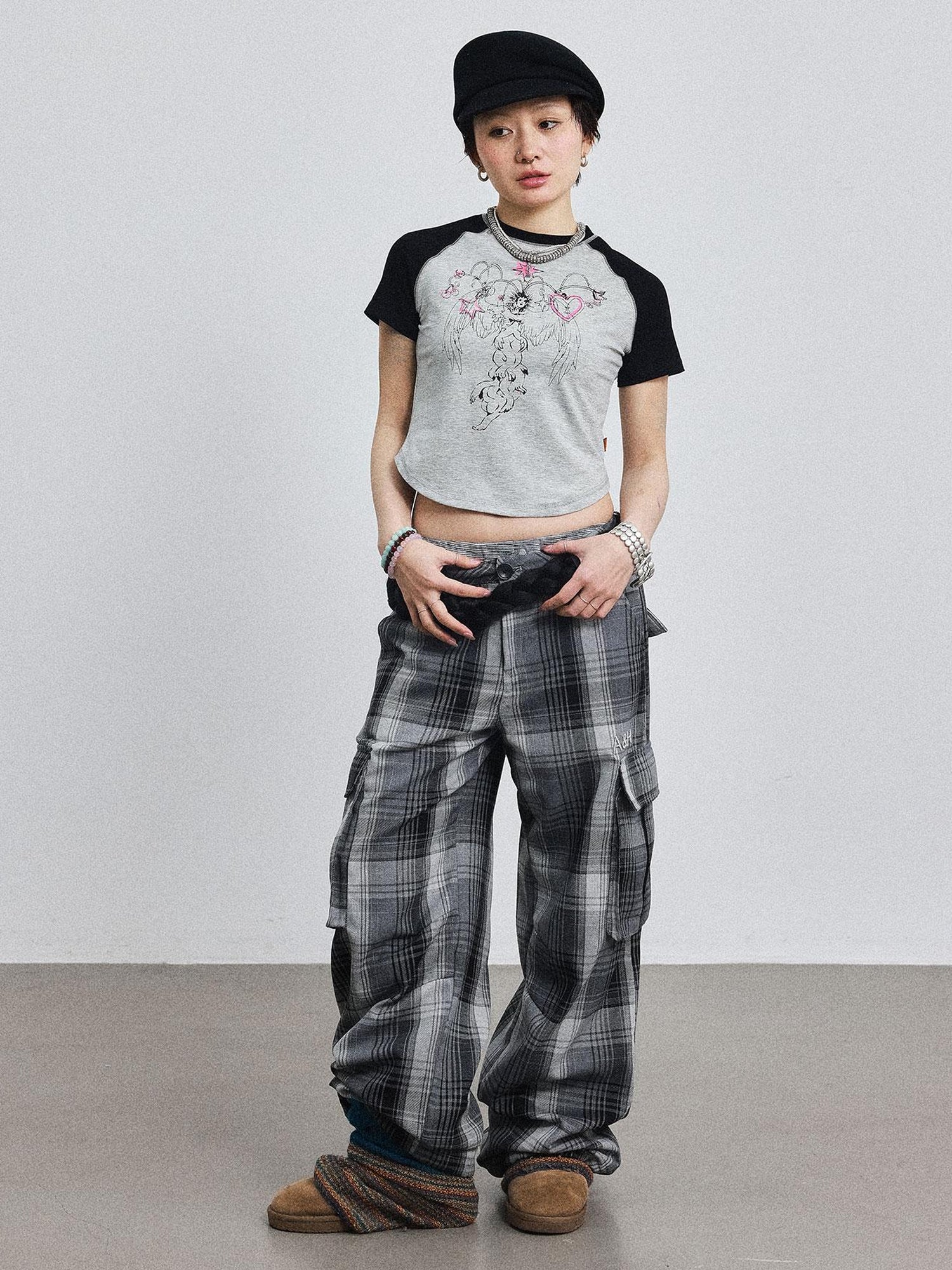 Achihara Icarus Sleeve Tee Sun Sea Colorblock