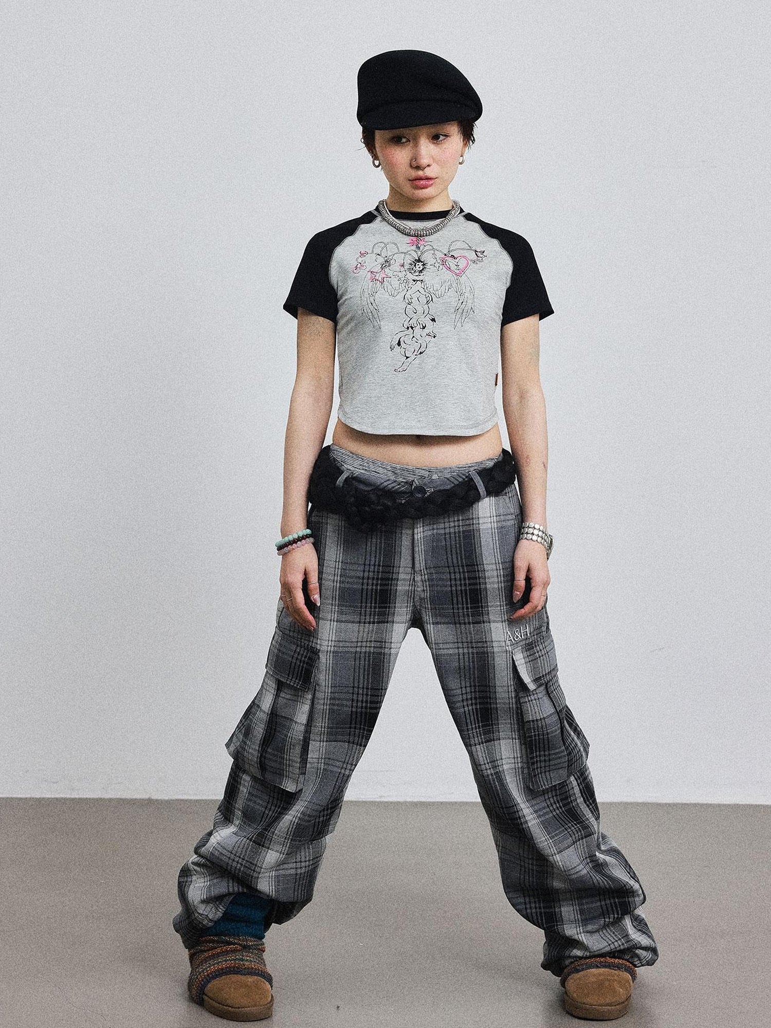 Achihara Icarus Sleeve Tee Sun Sea Colorblock