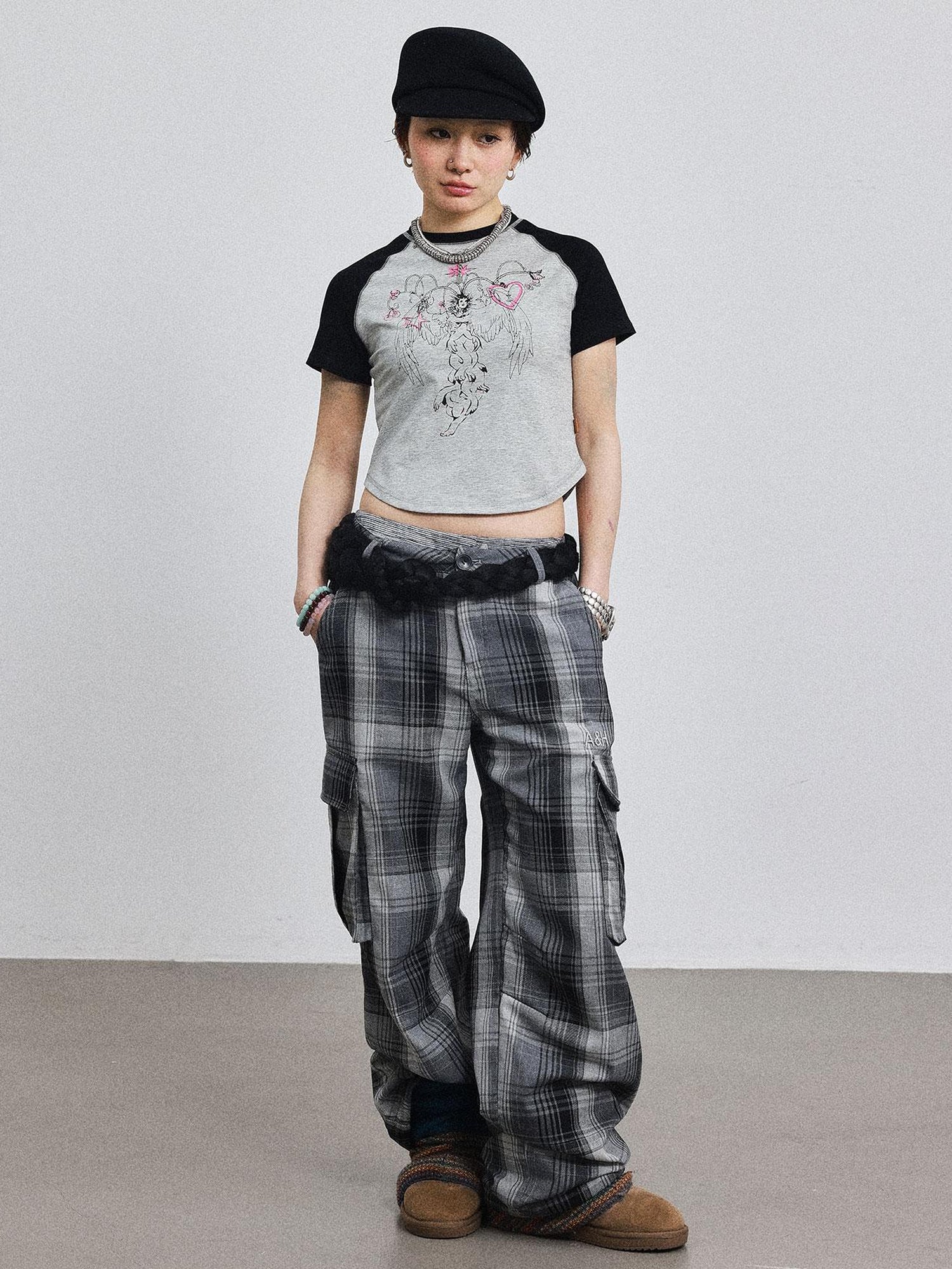 Achihara Icarus Sleeve Tee Sun Sea Colorblock