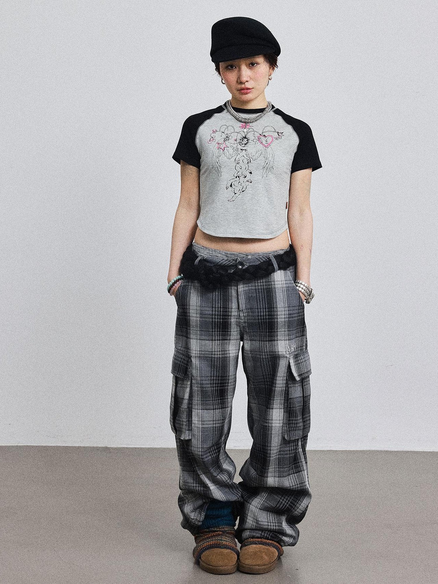 Achihara Icarus Sleeve Tee Sun Sea Colorblock