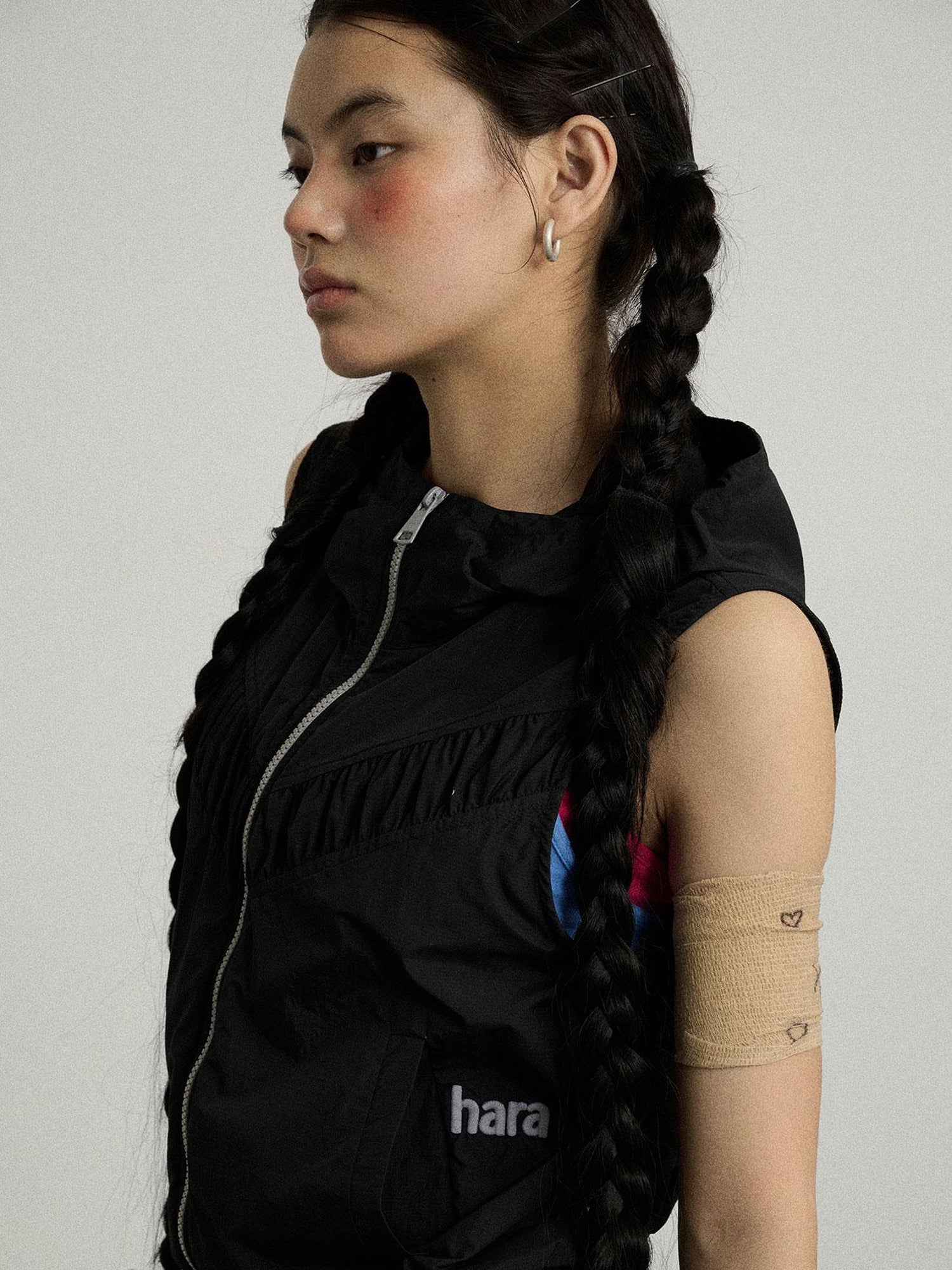 Achihara Ice Sunproof Sleeveless Hoodie