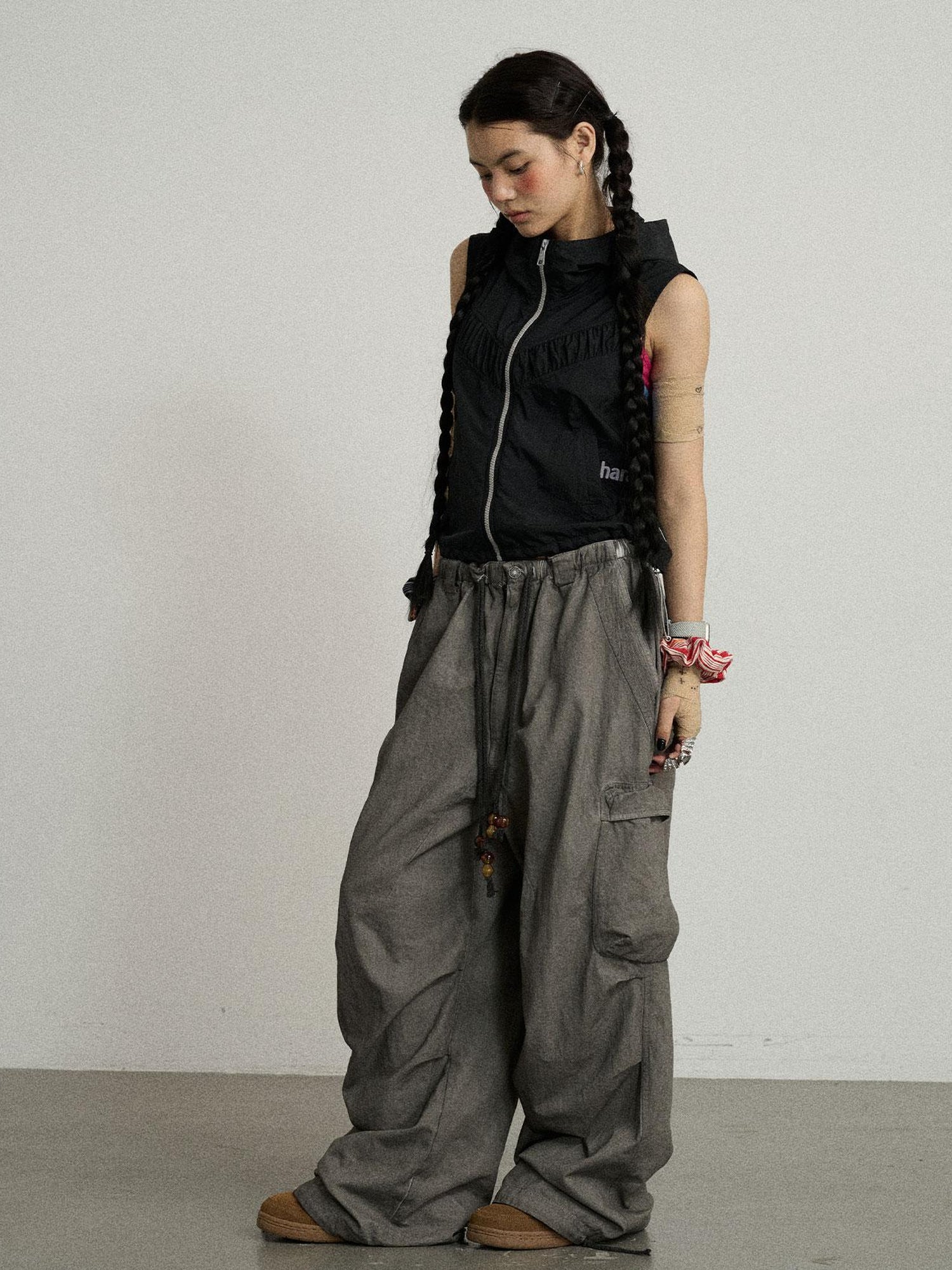 Achihara Ice Sunproof Sleeveless Hoodie