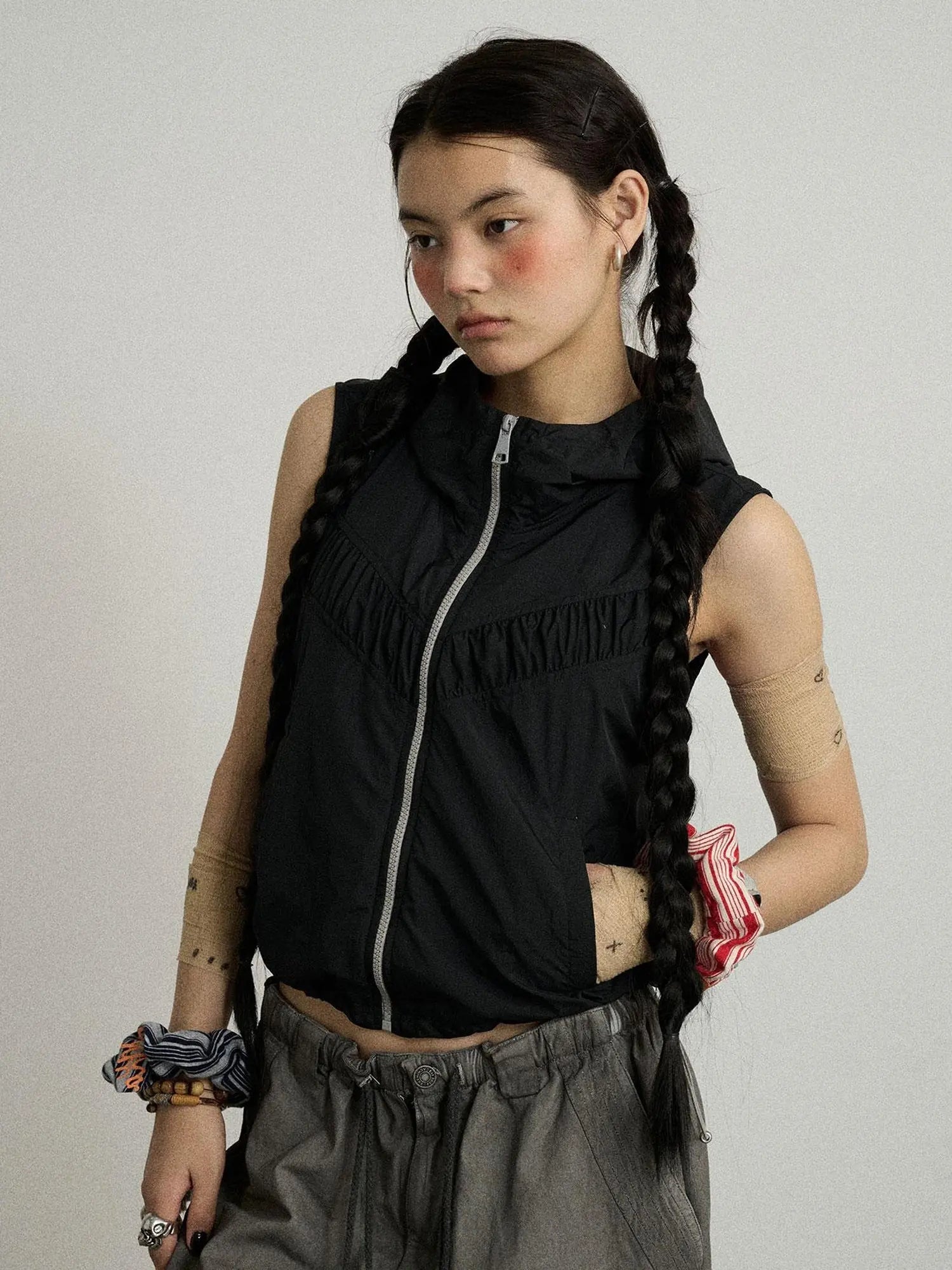 Ice Sunproof Sleeveless Hoodie