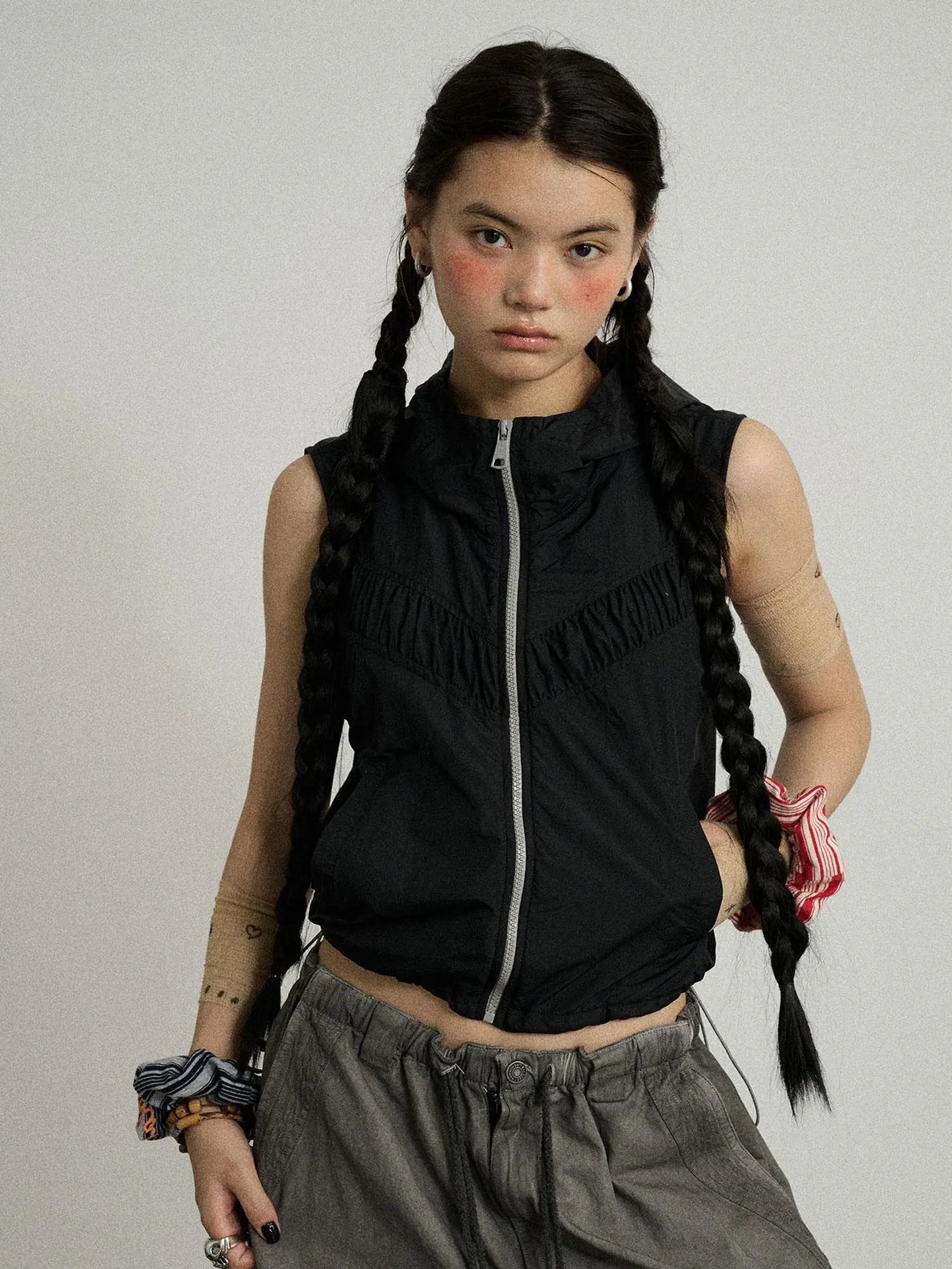 Ice Sunproof Sleeveless Hoodie
