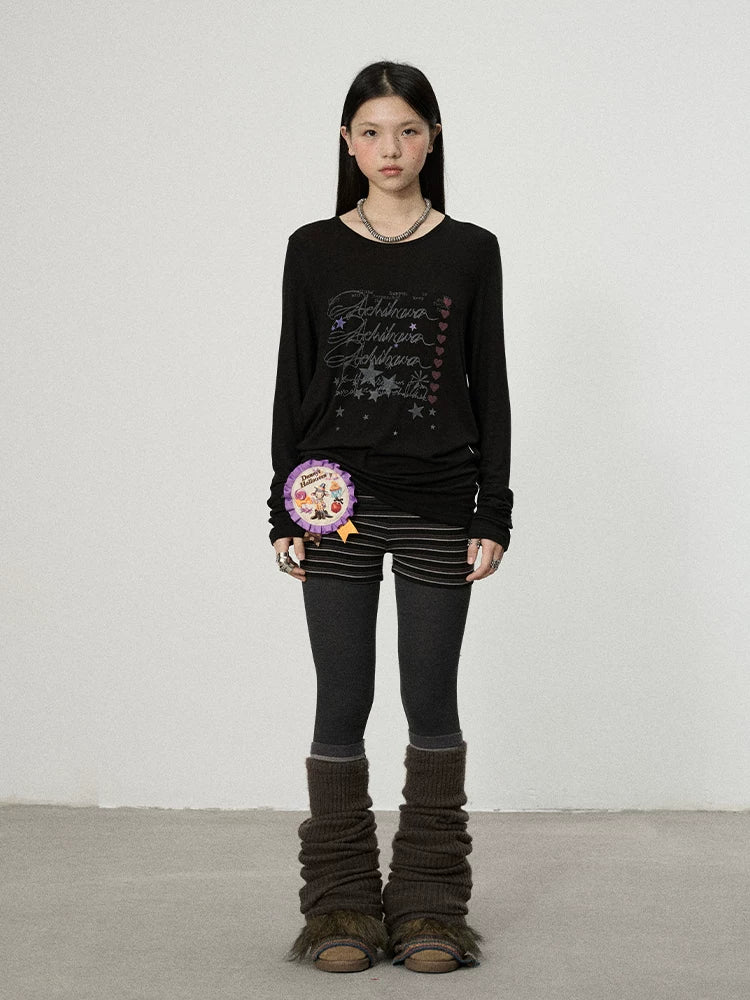Achihara Imperfections Are Perfect Long Sleeve Tee-1