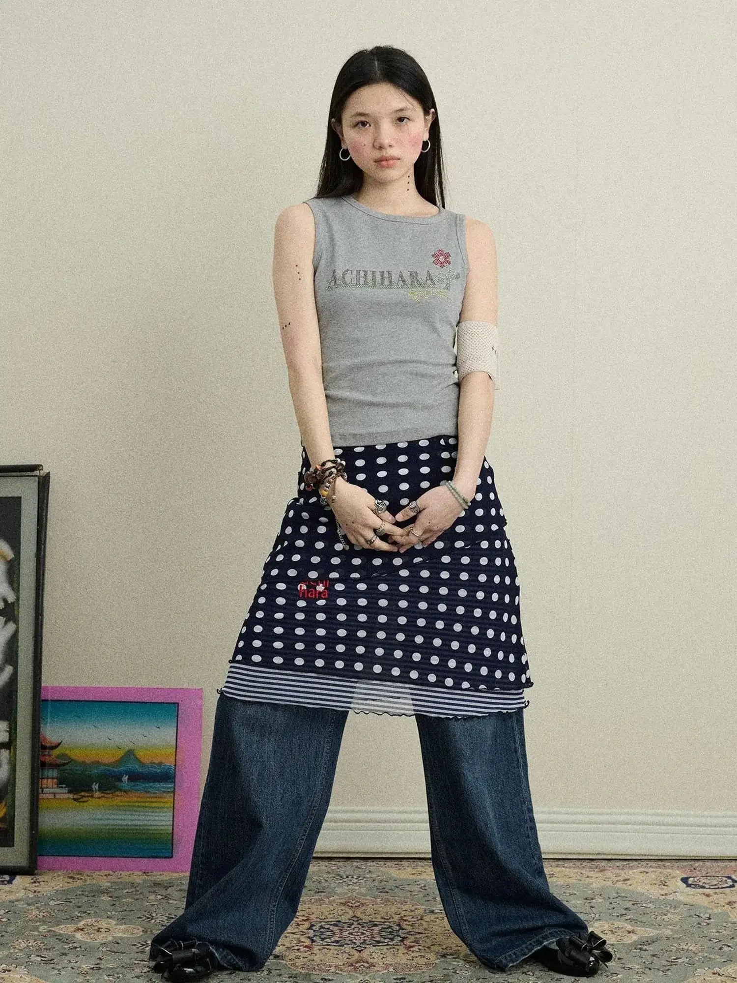 Jammy Dot A Line Skirt