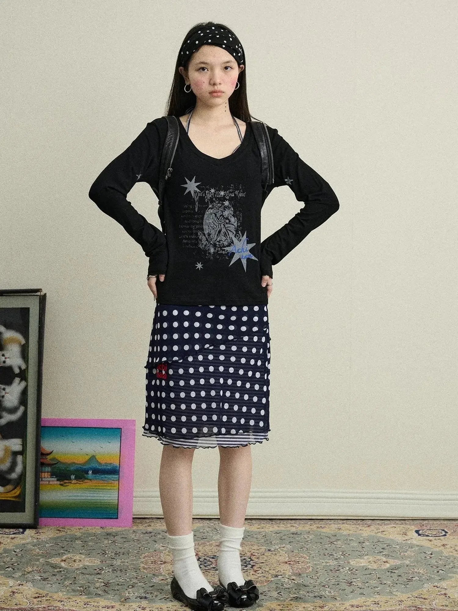 Jammy Dot A Line Skirt
