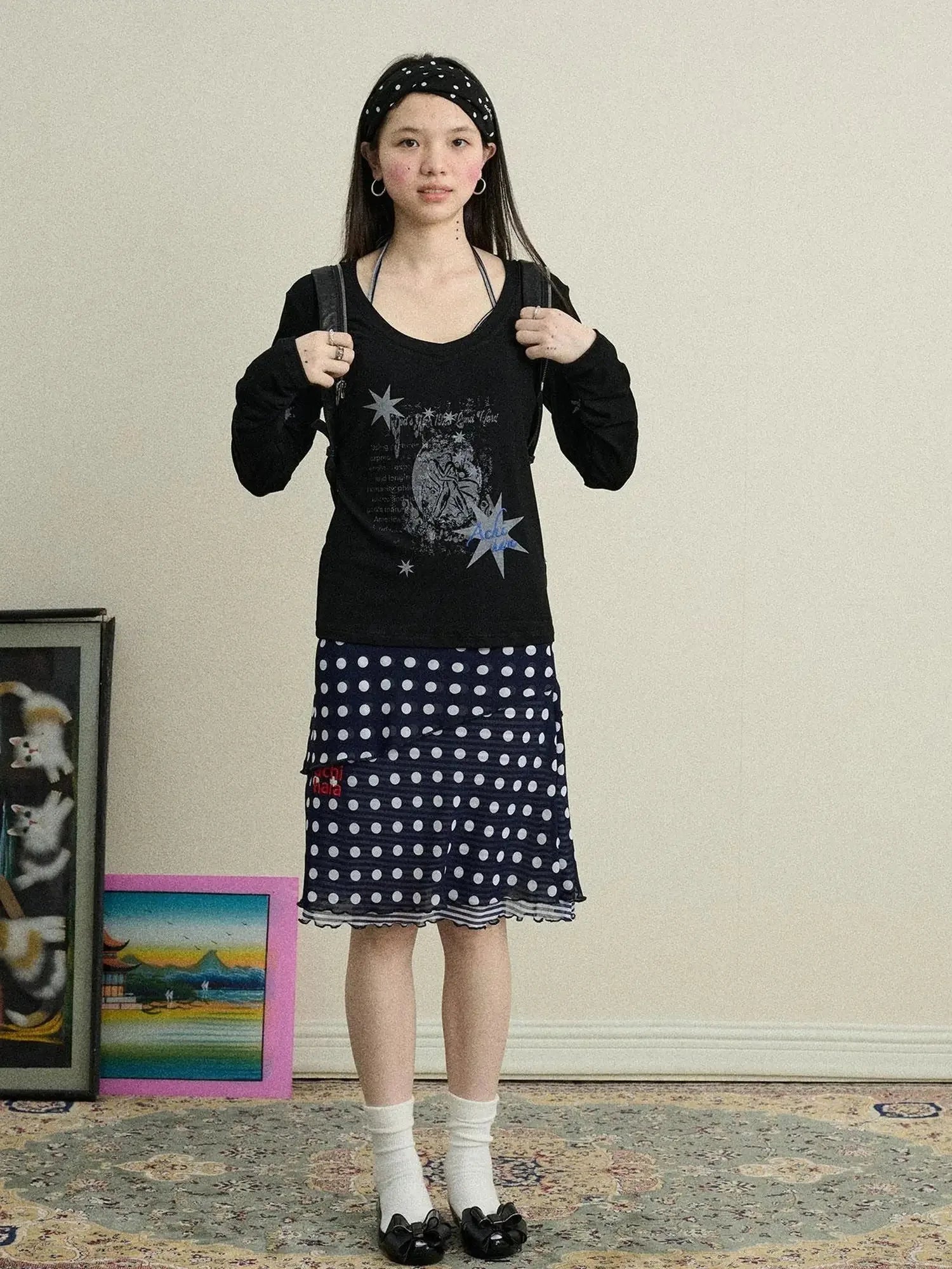 Jammy Dot A Line Skirt