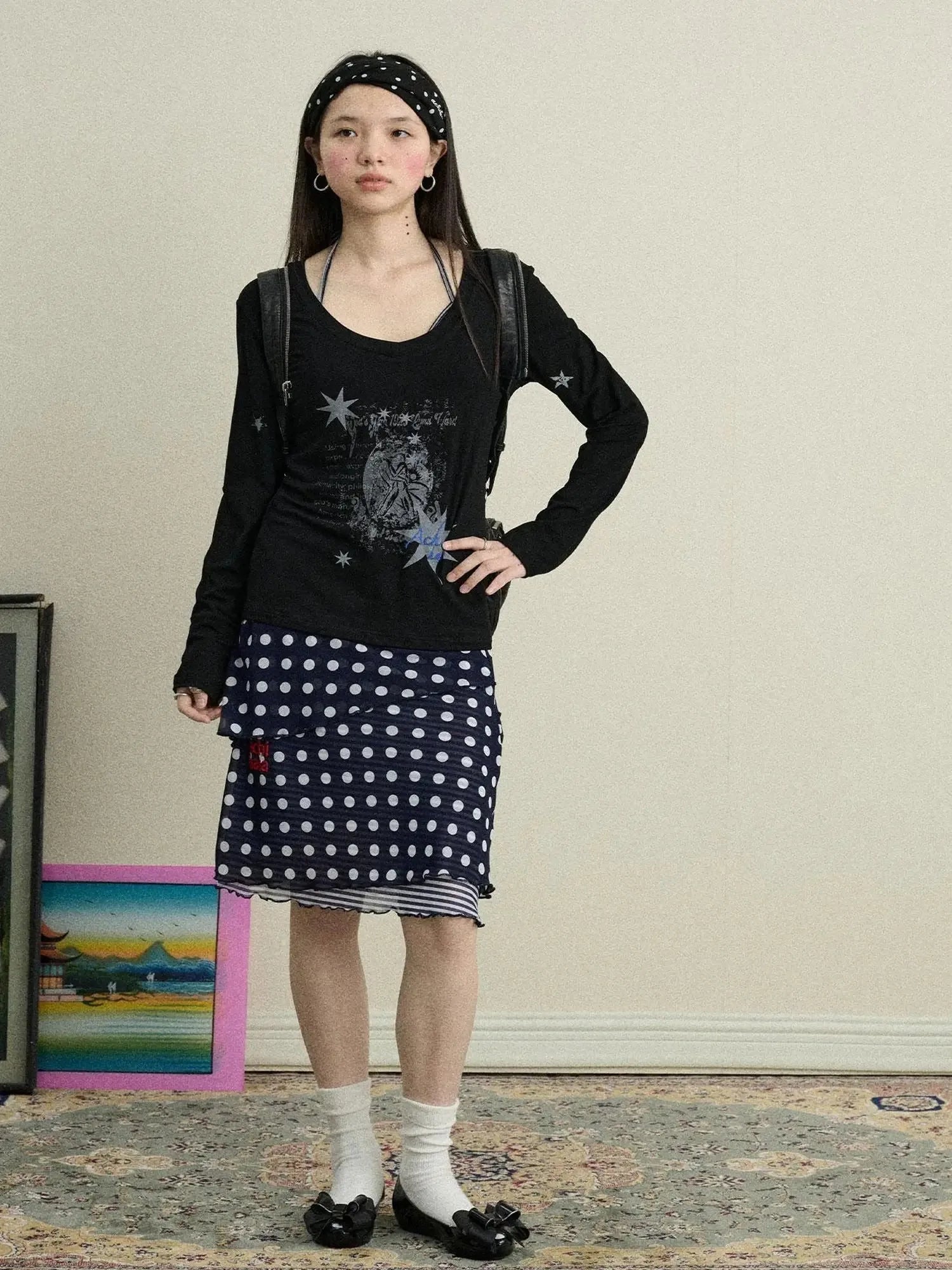 Jammy Dot A Line Skirt