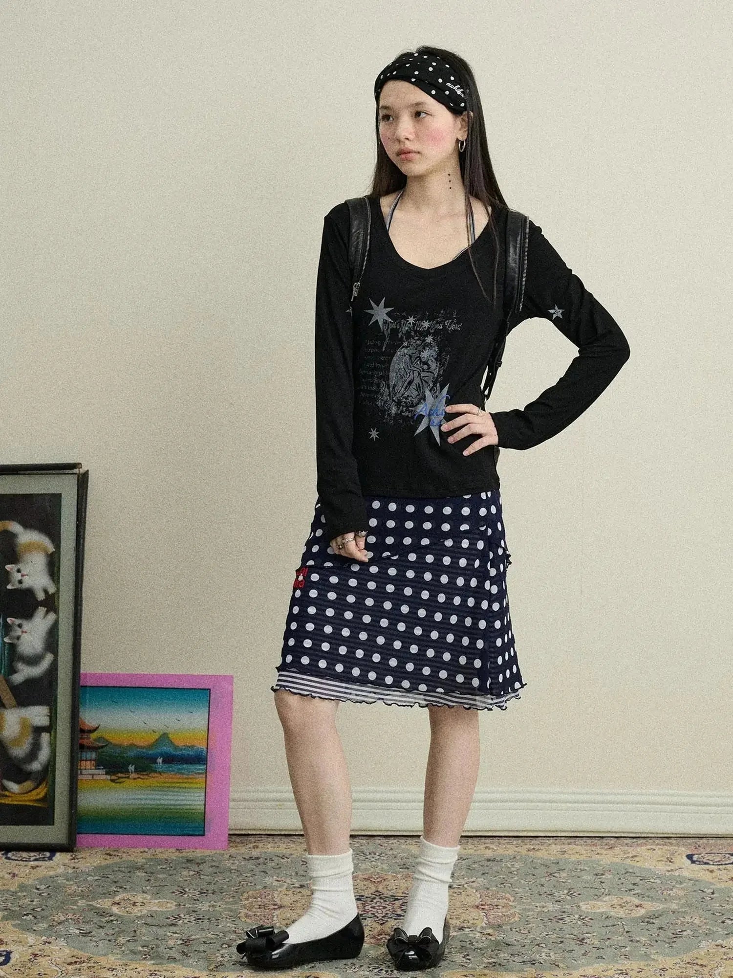 Jammy Dot A Line Skirt