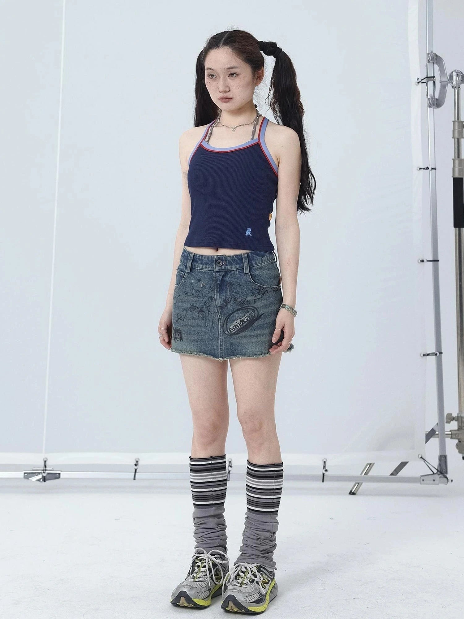 Japanese Style Strapless Crop Top