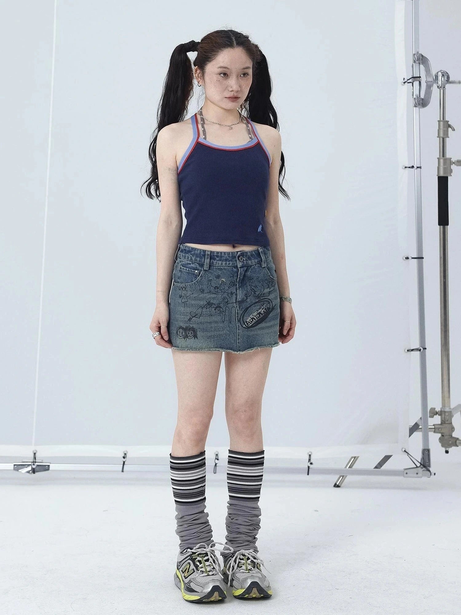 Japanese Style Strapless Crop Top
