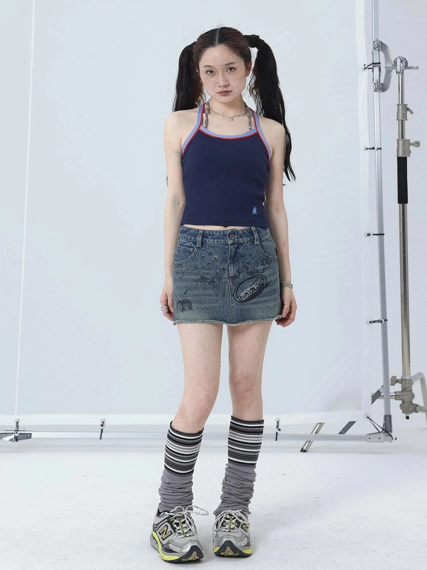 Japanese Style Strapless Crop Top