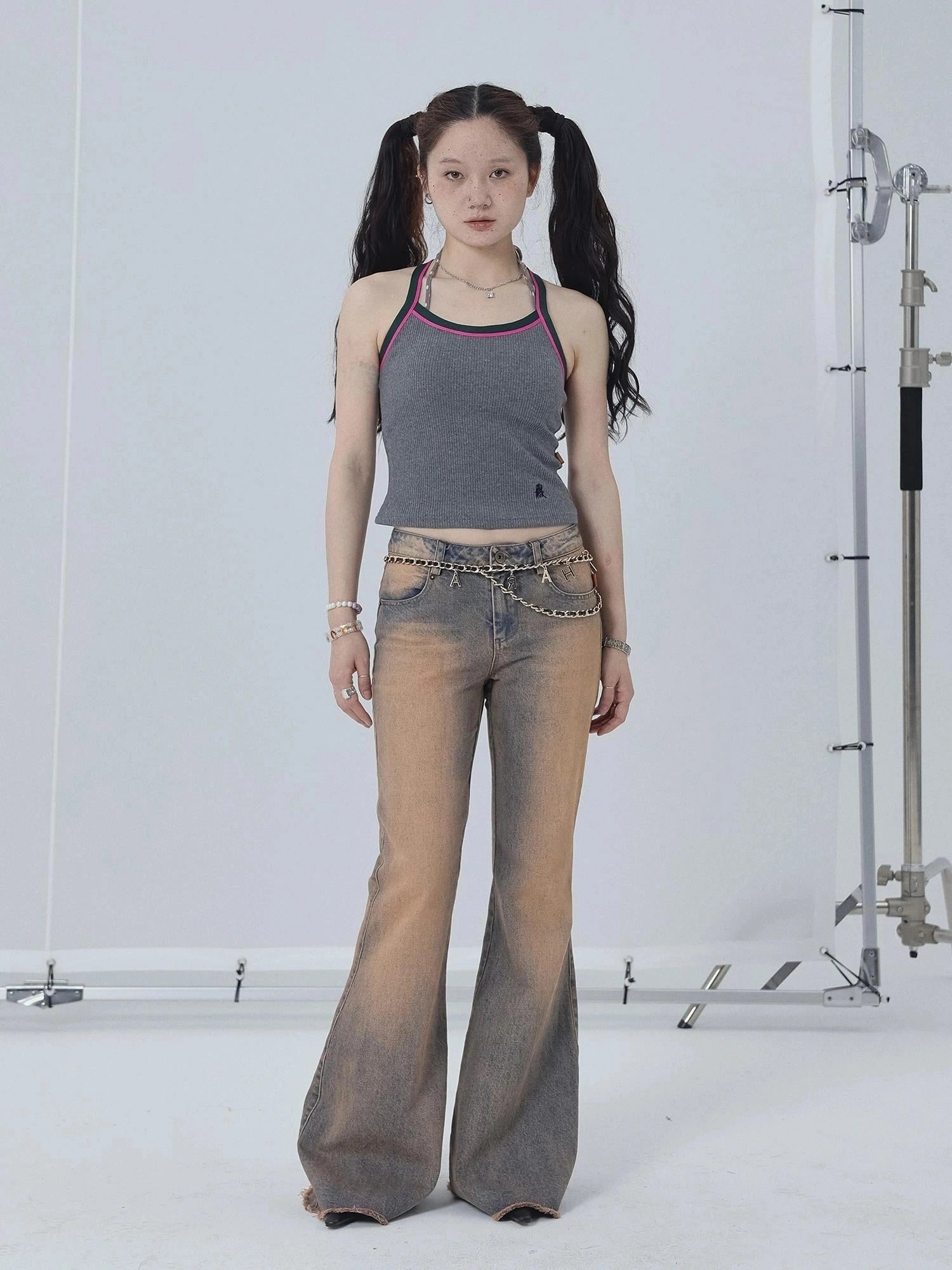 Japanese Style Strapless Crop Top