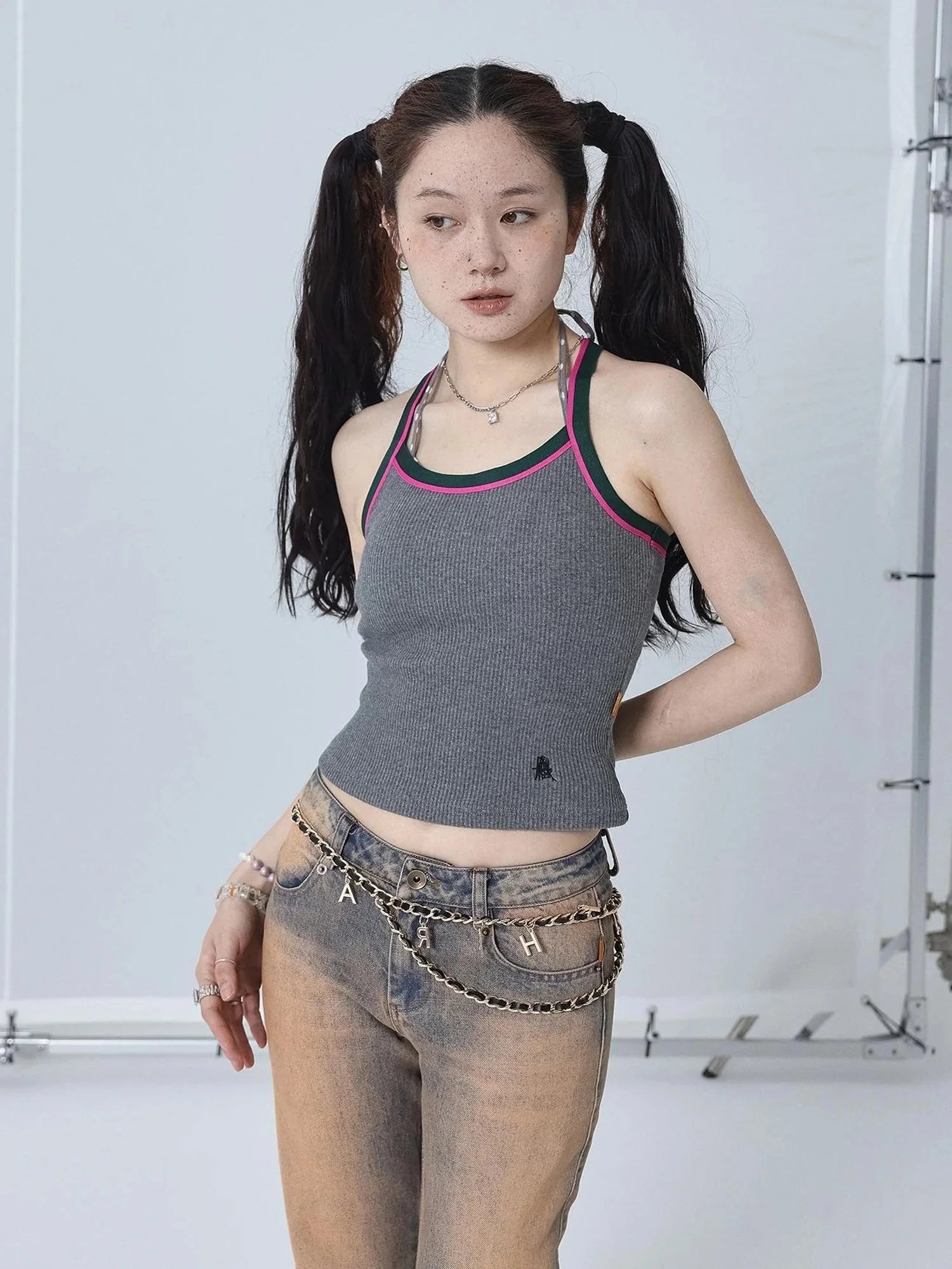 Japanese Style Strapless Crop Top