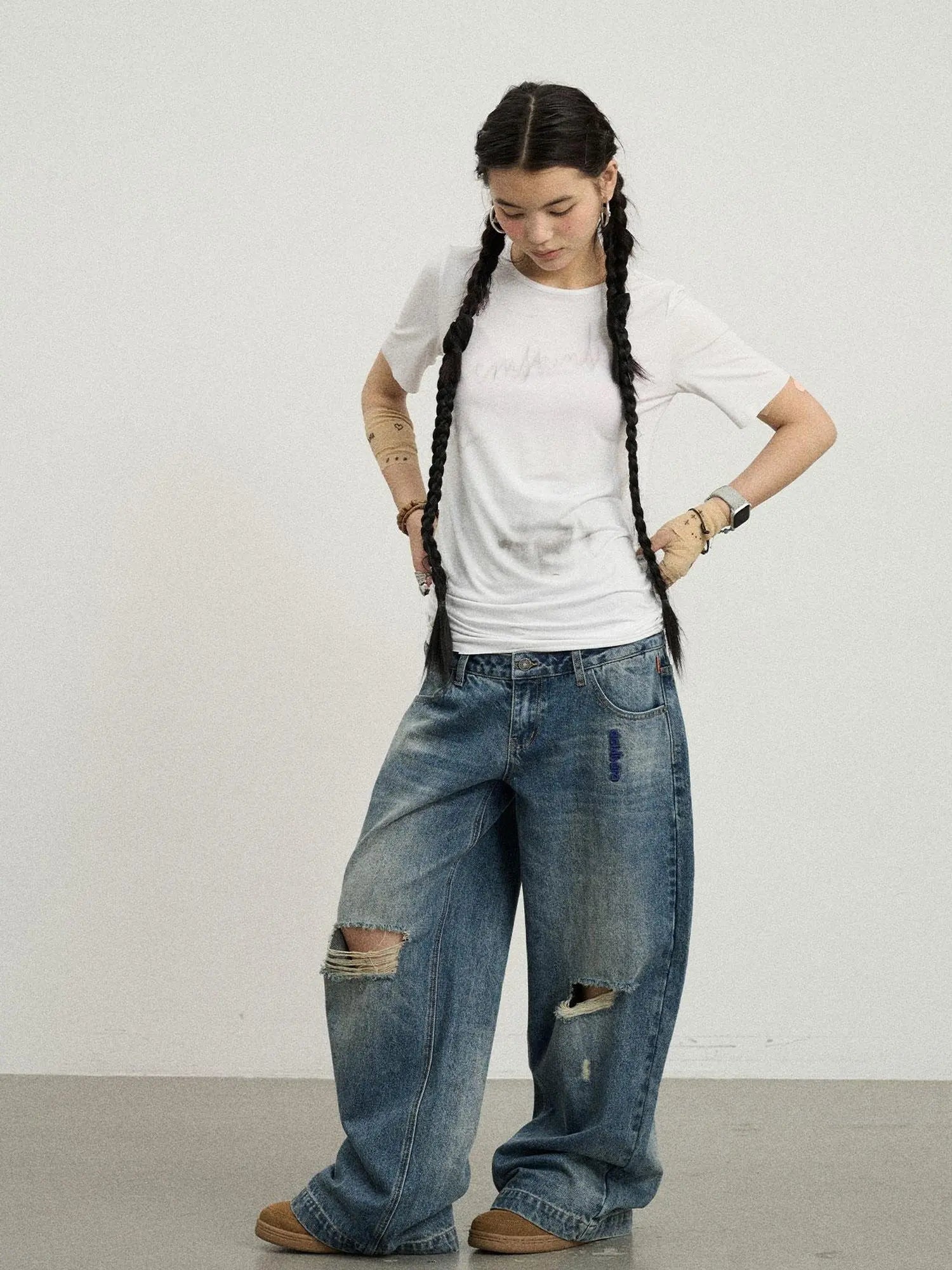 Jelly T Shirt 2025 Summer Slim Fit Women Top With Aurora Print