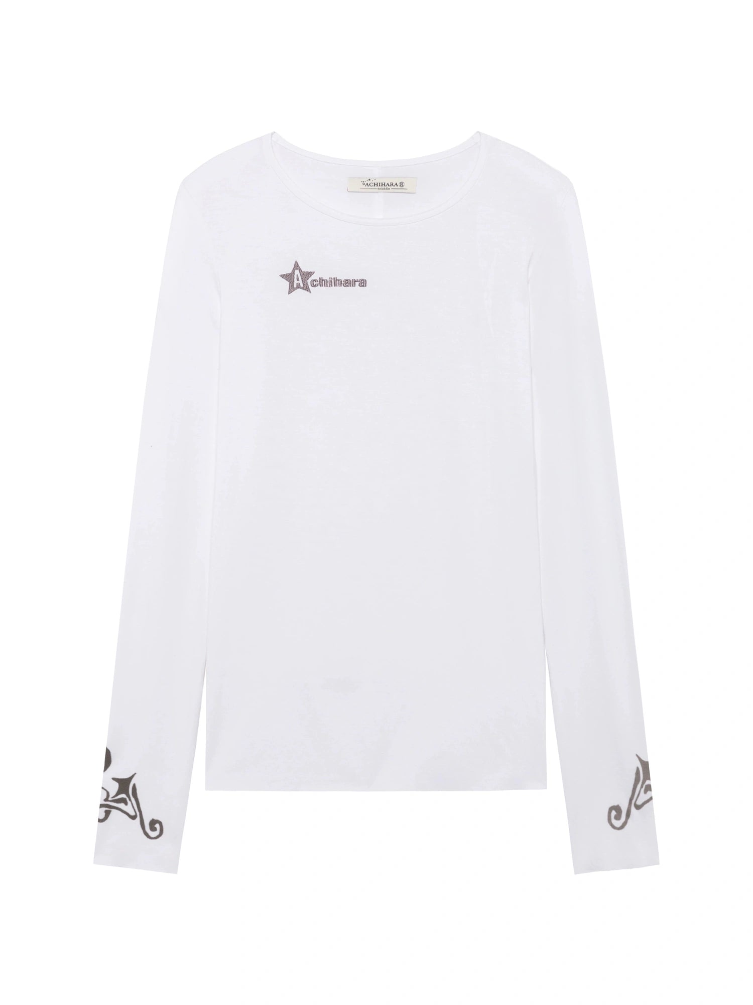 Jelly V-Neck T-Shirt Long-Sleeve Four Color Modal Women Fall Top