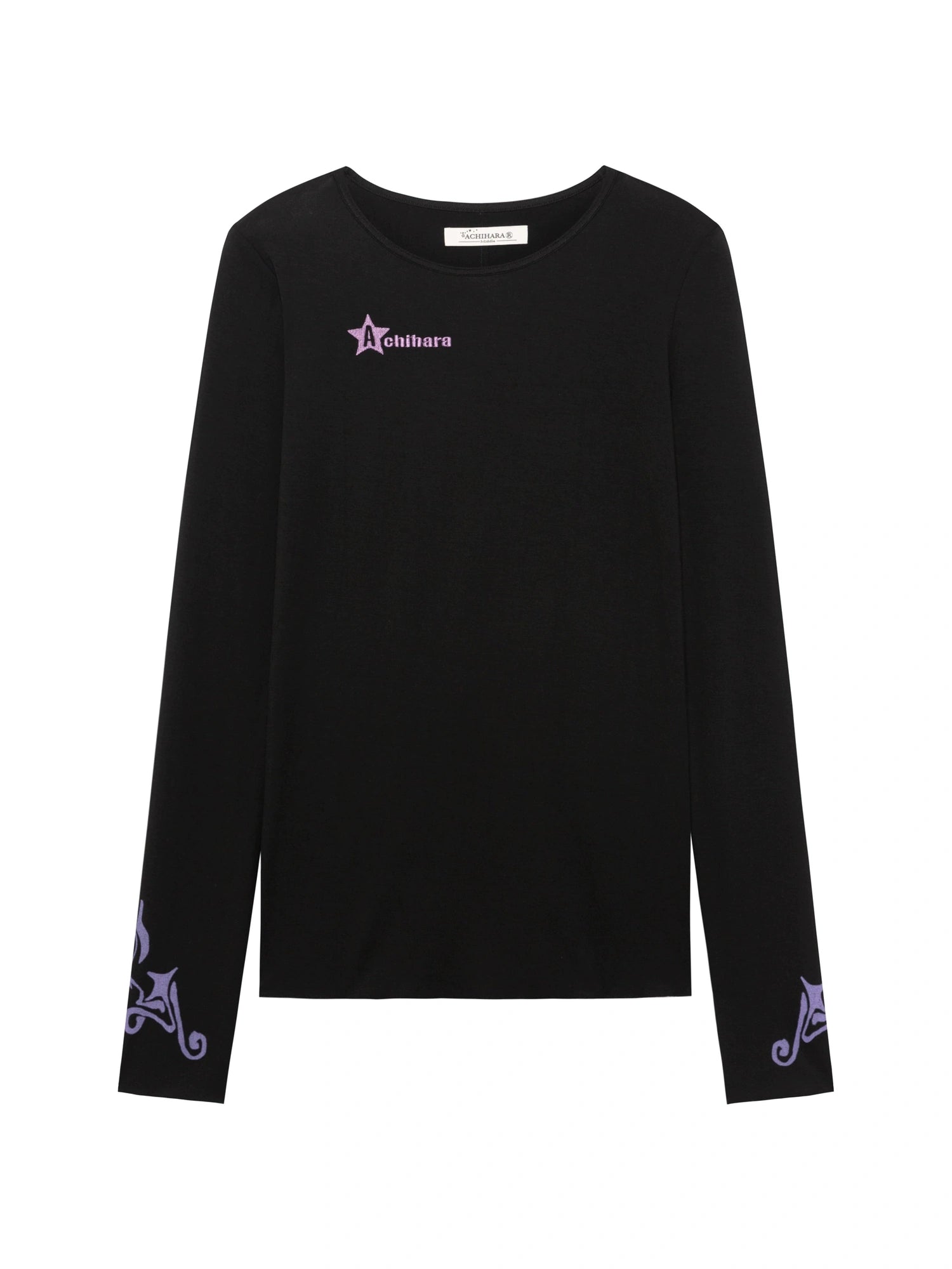 Jelly V-Neck T-Shirt Long-Sleeve Four Color Modal Women Fall Top