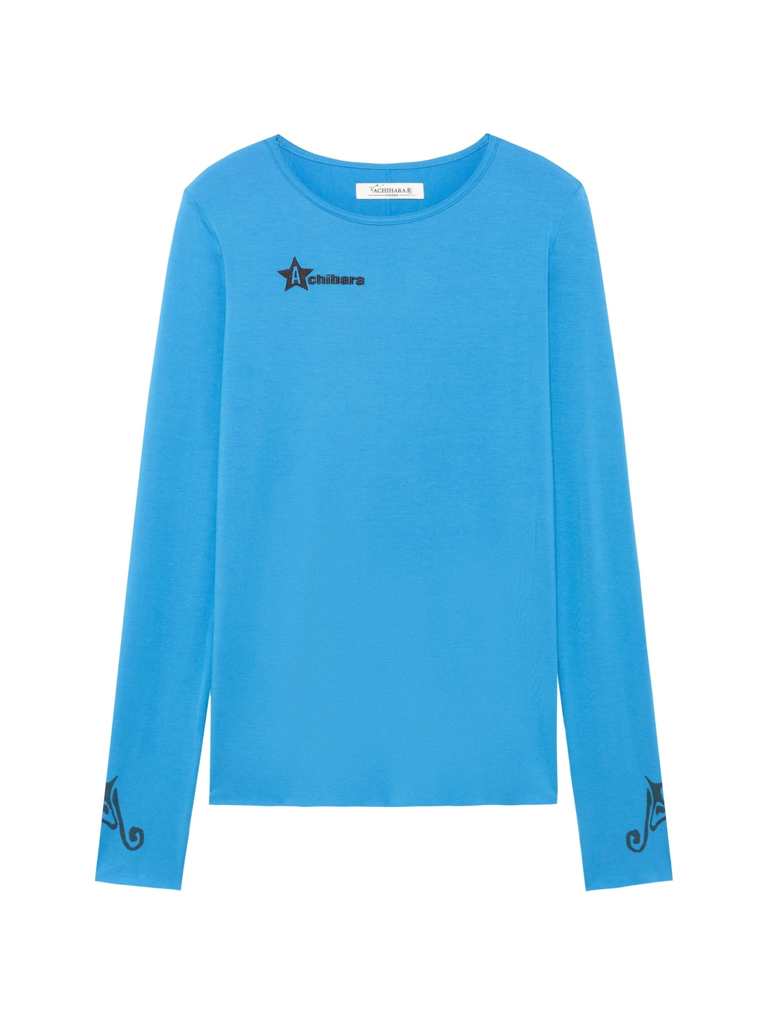 Jelly V-Neck T-Shirt Long-Sleeve Four Color Modal Women Fall Top