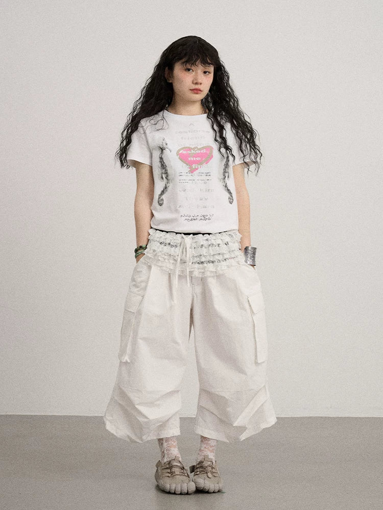 Achihara Lazy Point Casual Pleated Wide Leg Pants-4