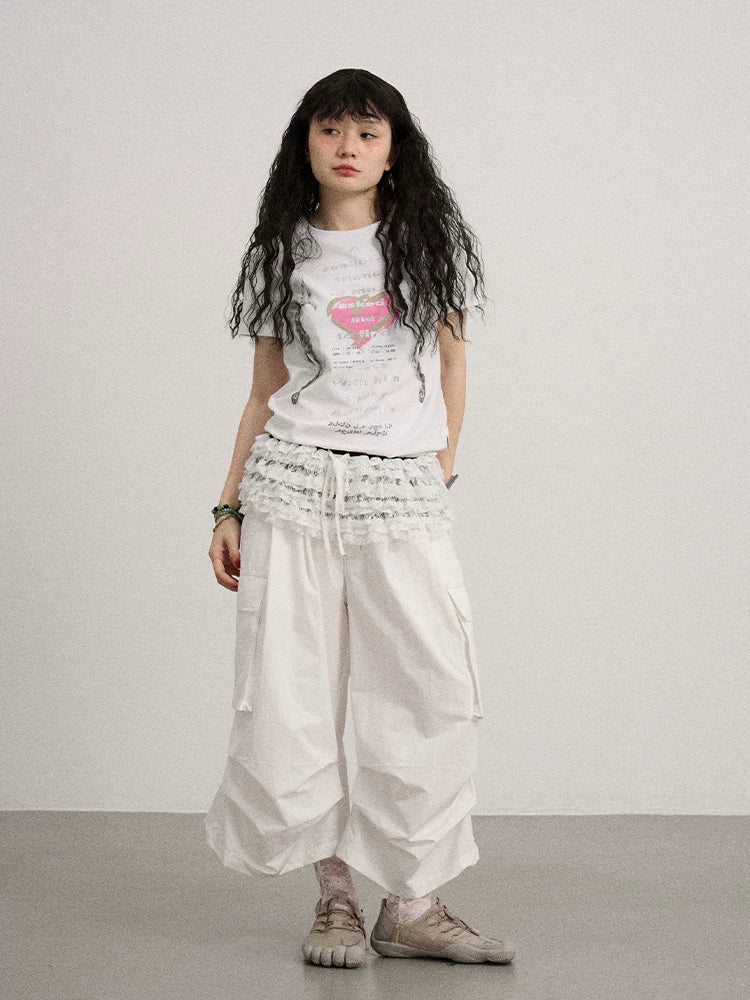 Achihara Lazy Point Casual Pleated Wide Leg Pants-5