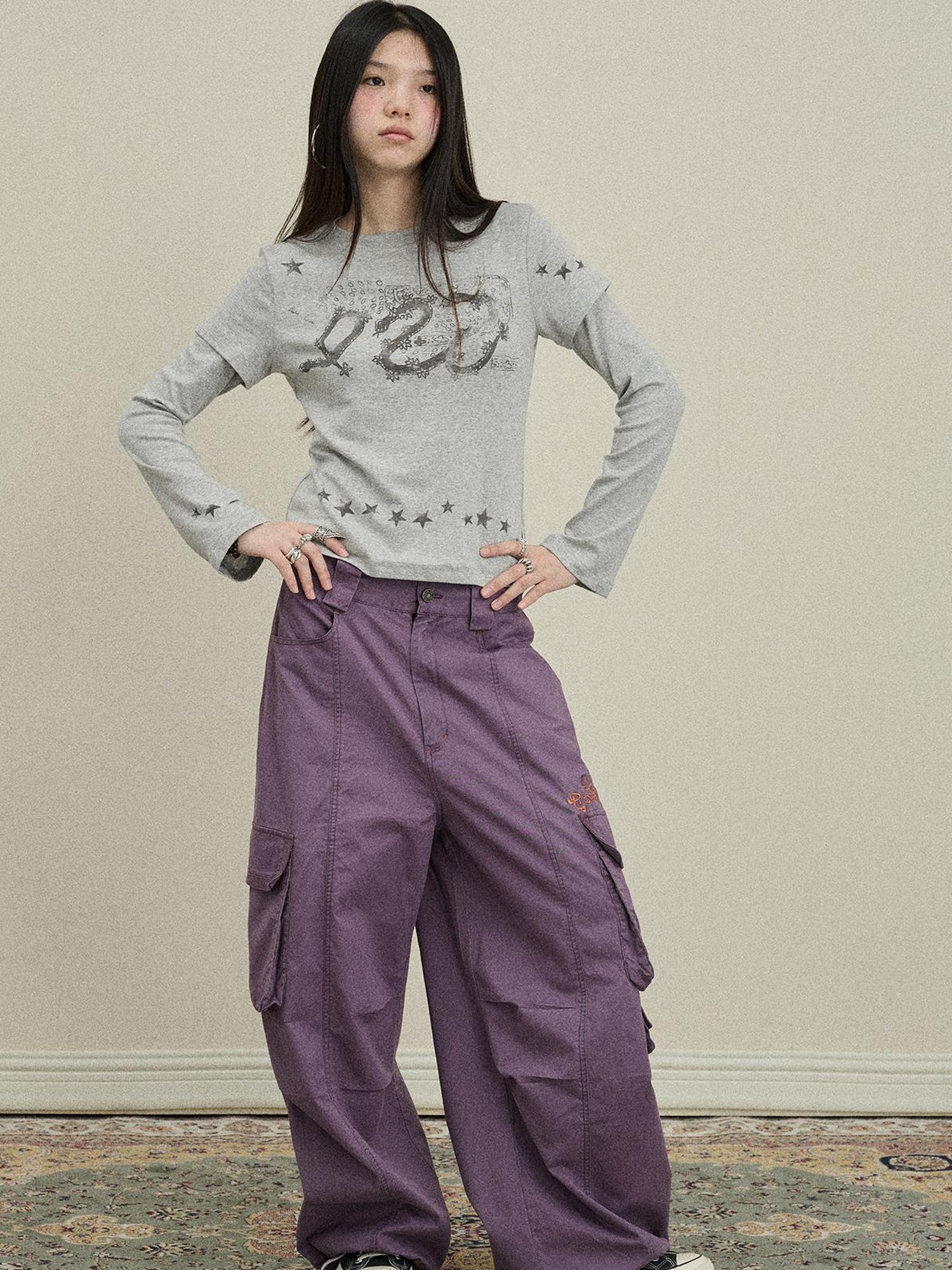 Update Achihara Loose Fit Denim Overalls 2025 Autumn New Drop Leg Trousers