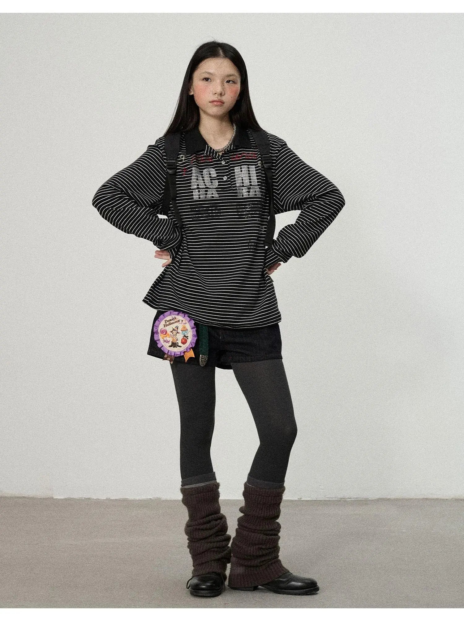 Matata 2.0 Stripe Polo Shirt Relaxed Fit Cotton Blend