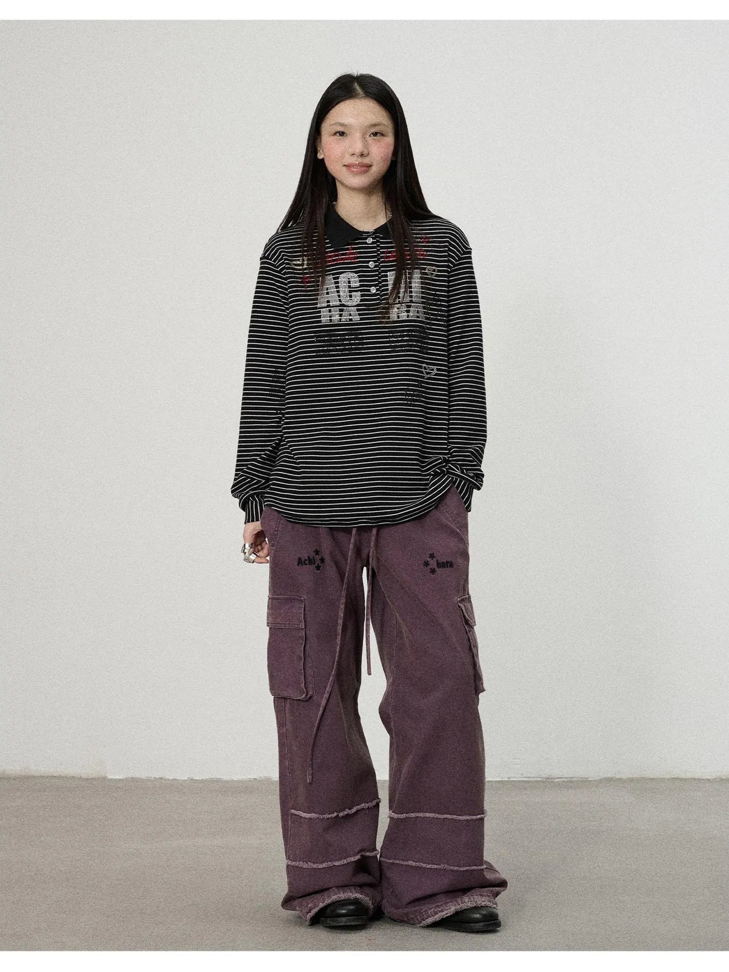 Matata 2.0 Stripe Polo Shirt Relaxed Fit Cotton Blend