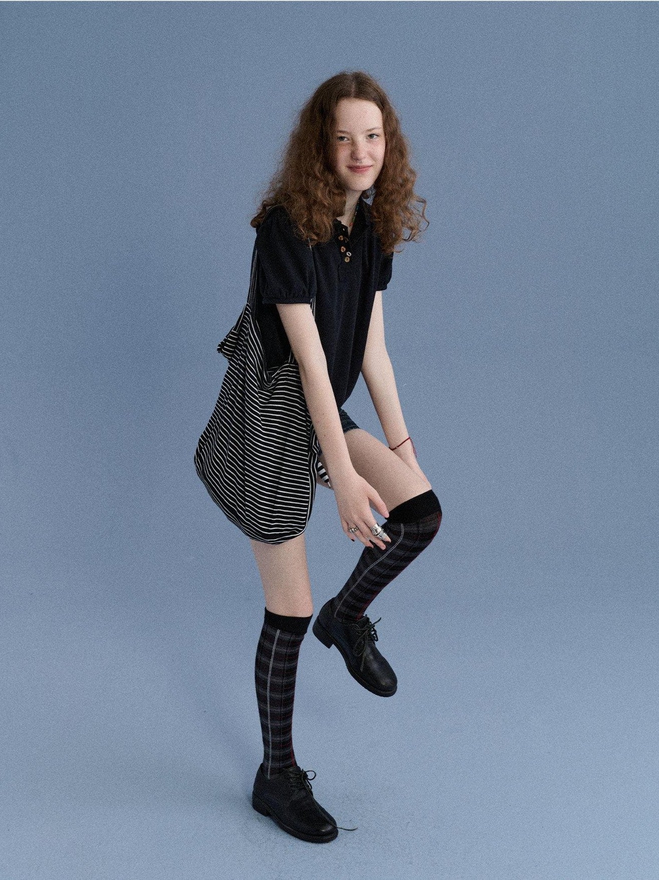 Achihara Minimalist Puff Sleeve Polo Women&