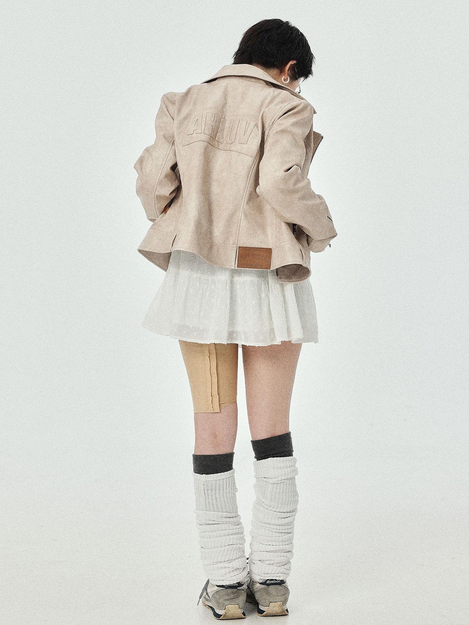 Achihara Minnie S Vintage Pu Leather Jacket