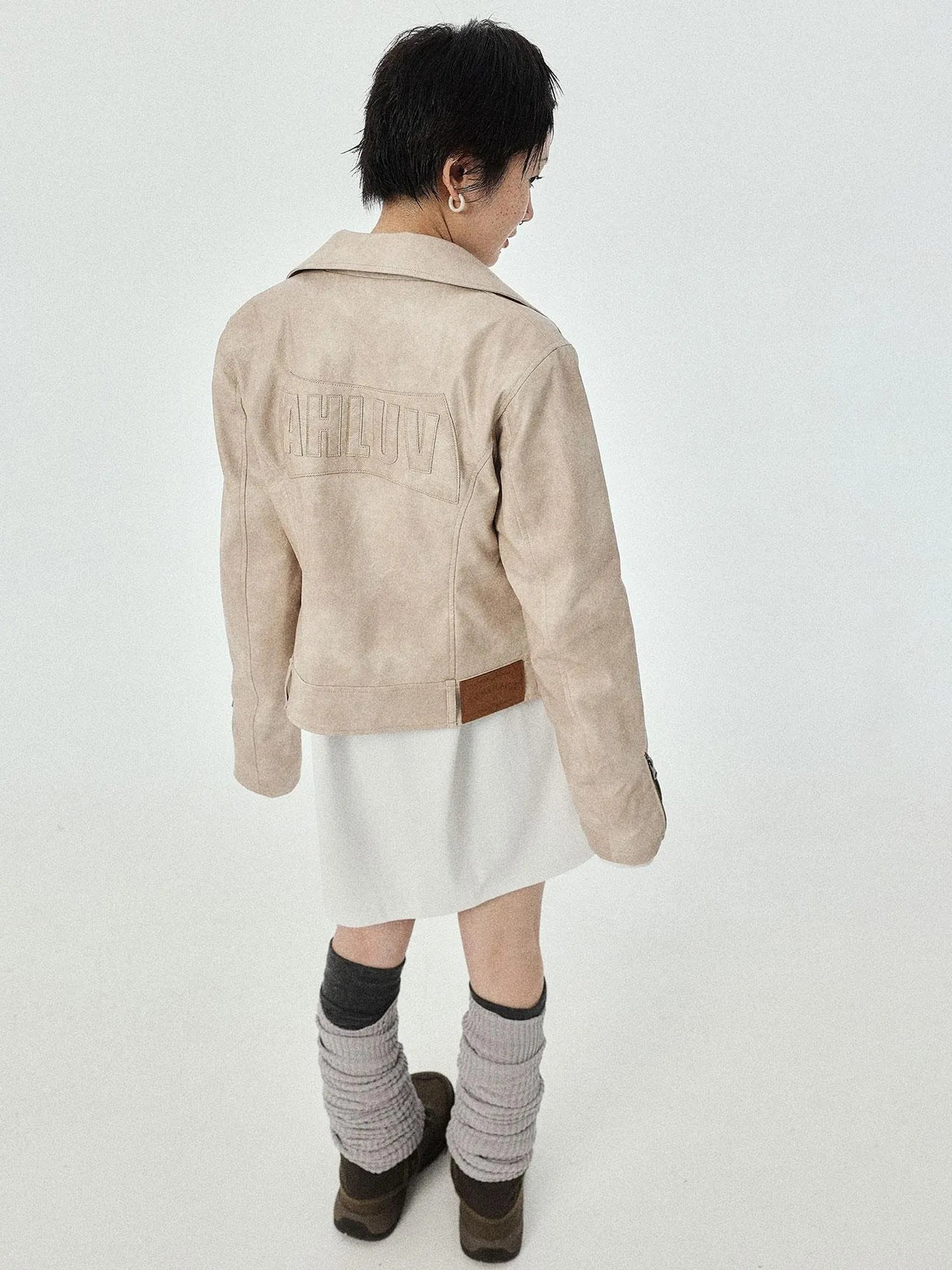 Minnie S Vintage Pu Leather Jacket