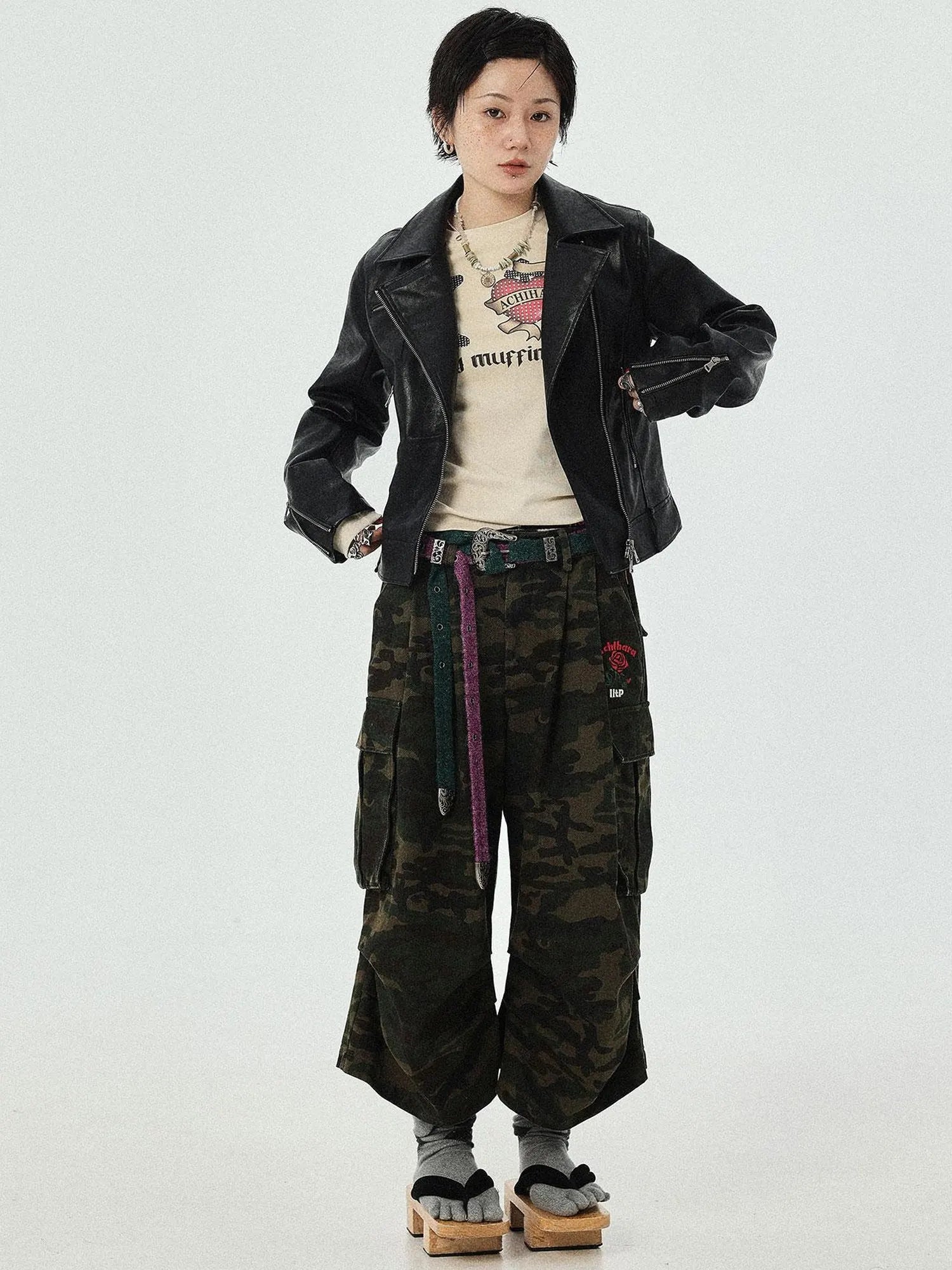 Minnie S Vintage Pu Leather Jacket