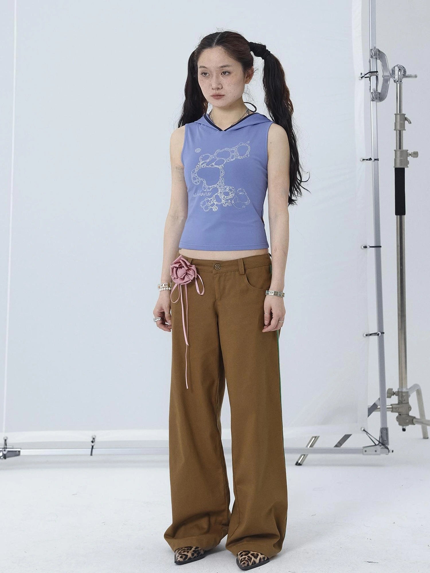 Missy Hilton Relaxed Wide Leg Trousers