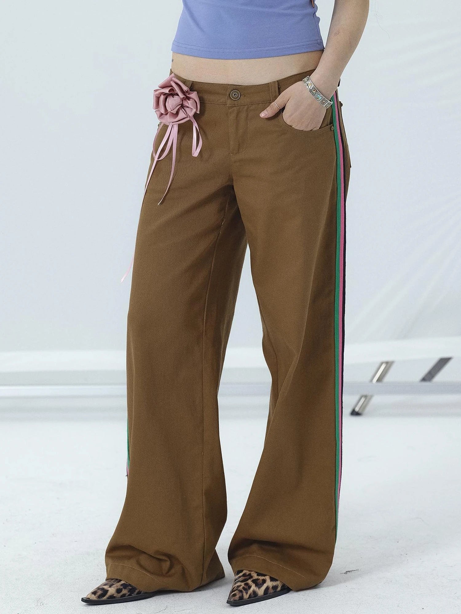 Missy Hilton Relaxed Wide Leg Trousers