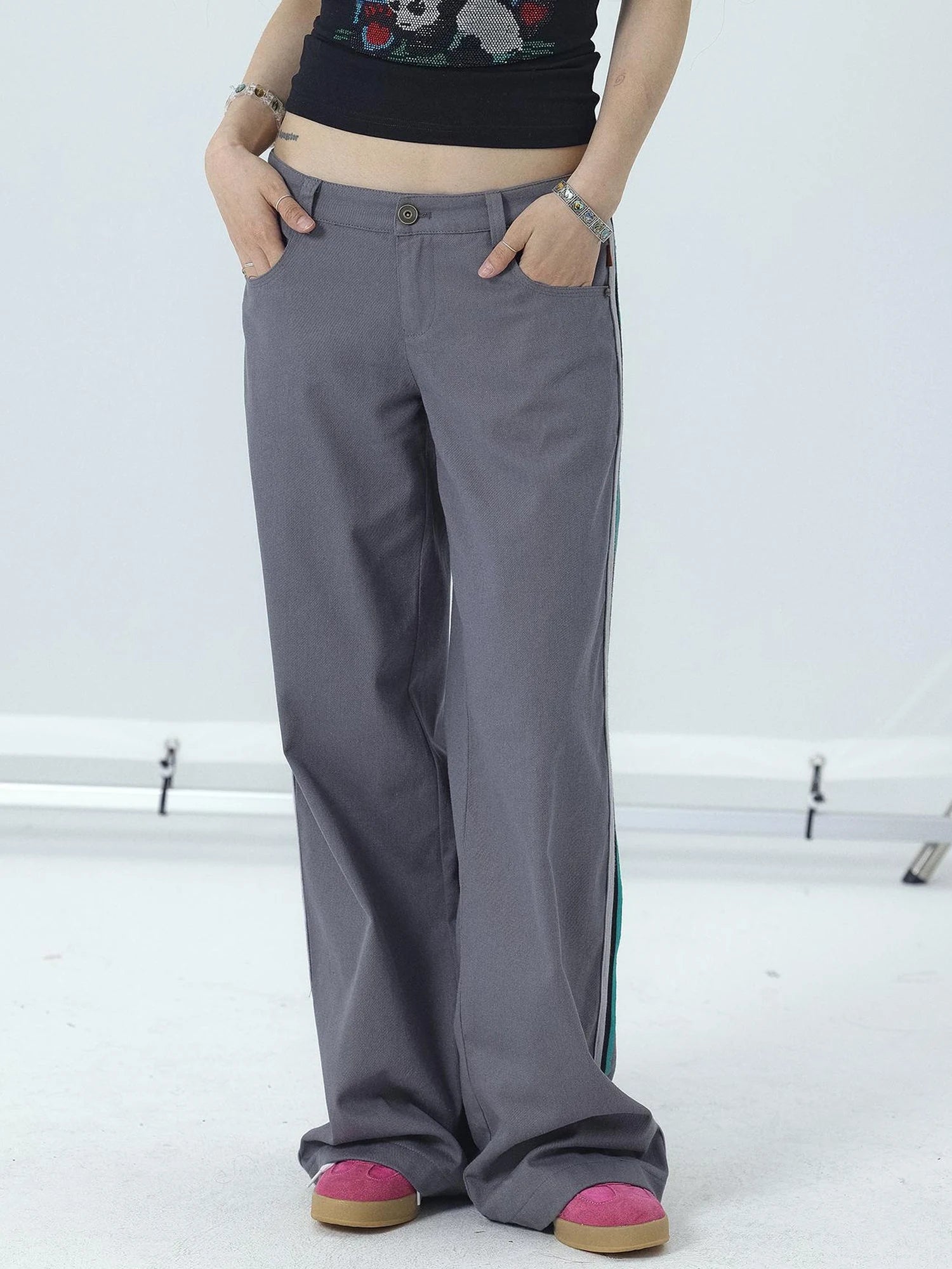 Missy Hilton Relaxed Wide Leg Trousers
